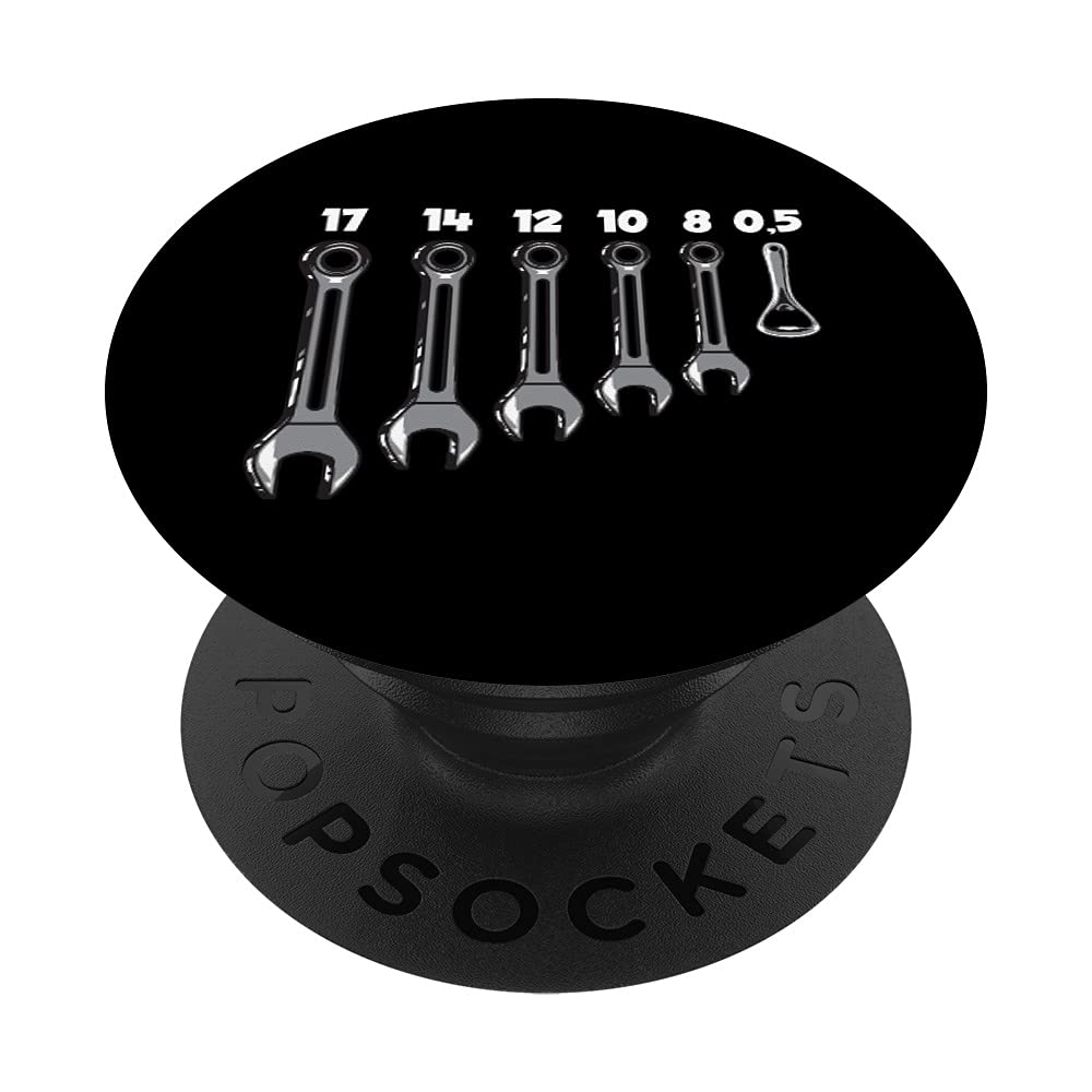 Best Tool Spanner Set with Bottle Opener - Durable Workshop Tools & Swappable PopGrip for Popsockets - Perfect for DIY Projects, Home Repairs, and Outdoor Adventures
