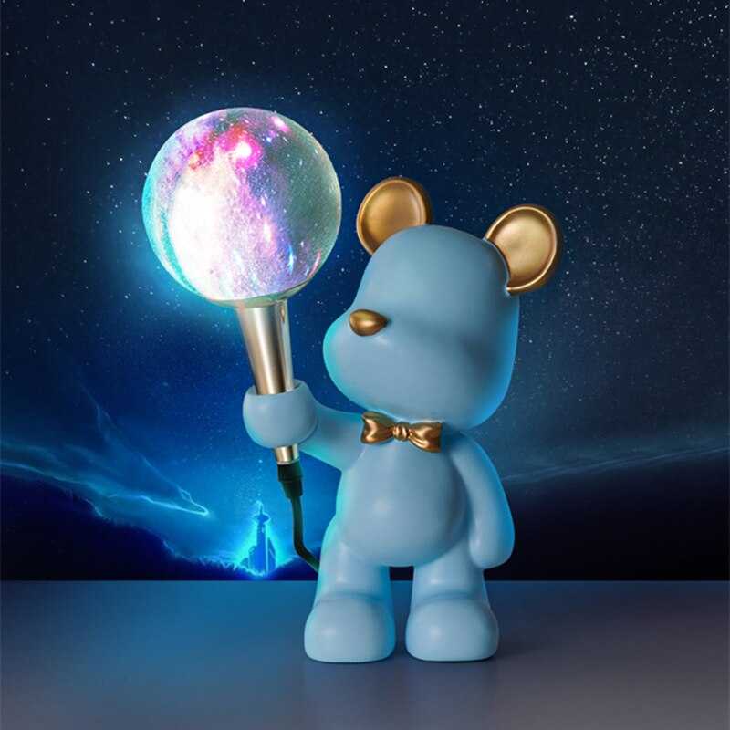 Cozy Bear Night Light for Kids - Soft Glow Bedside Lamp for Nursery, Bedroom & Playroom - Perfect for Bedtime Stories & Nighttime Comfort