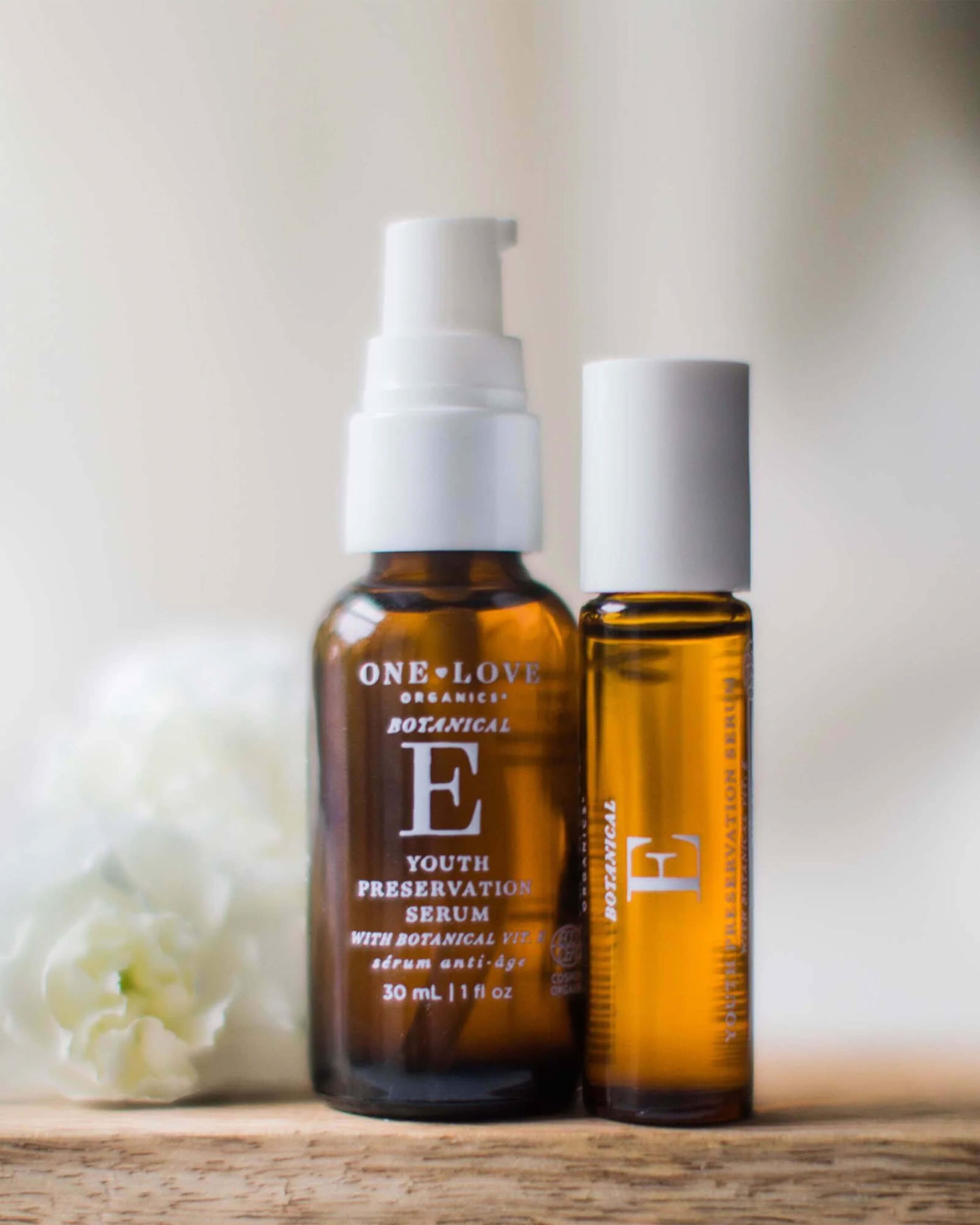 Botanical E Youth Preservation Serum - Anti-Aging Face Serum with Natural Ingredients for Wrinkles & Fine Lines | Perfect for Daily Skincare Routine & Nighttime Use