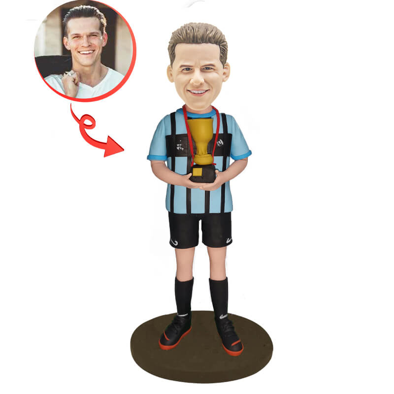 Custom Award-Winning Athletes Bobblehead - Personalized Sports Collectible for Fans, Office Decor & Gift Ideas