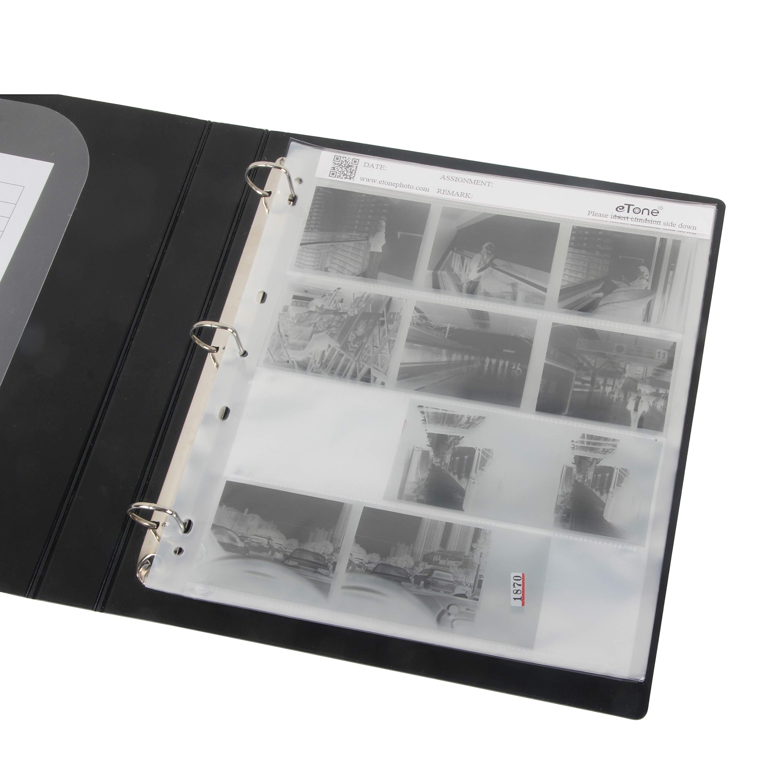 eTone 50 Pack Acid-Free Protective Bags for Film Storage - 120 Archival Safe Sleeves - Perfect for Photo Negatives, Comic Books & Collectibles Preservation