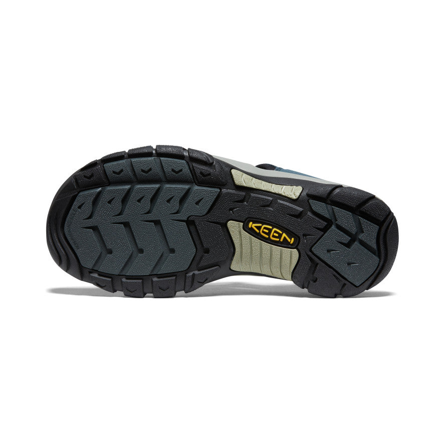 **Men's Newport H2 Sandal Wide - Comfortable Waterproof Hiking Sandals for Men in Navy/Medium Grey | Perfect for Outdoor Adventures, Beach & Travel**