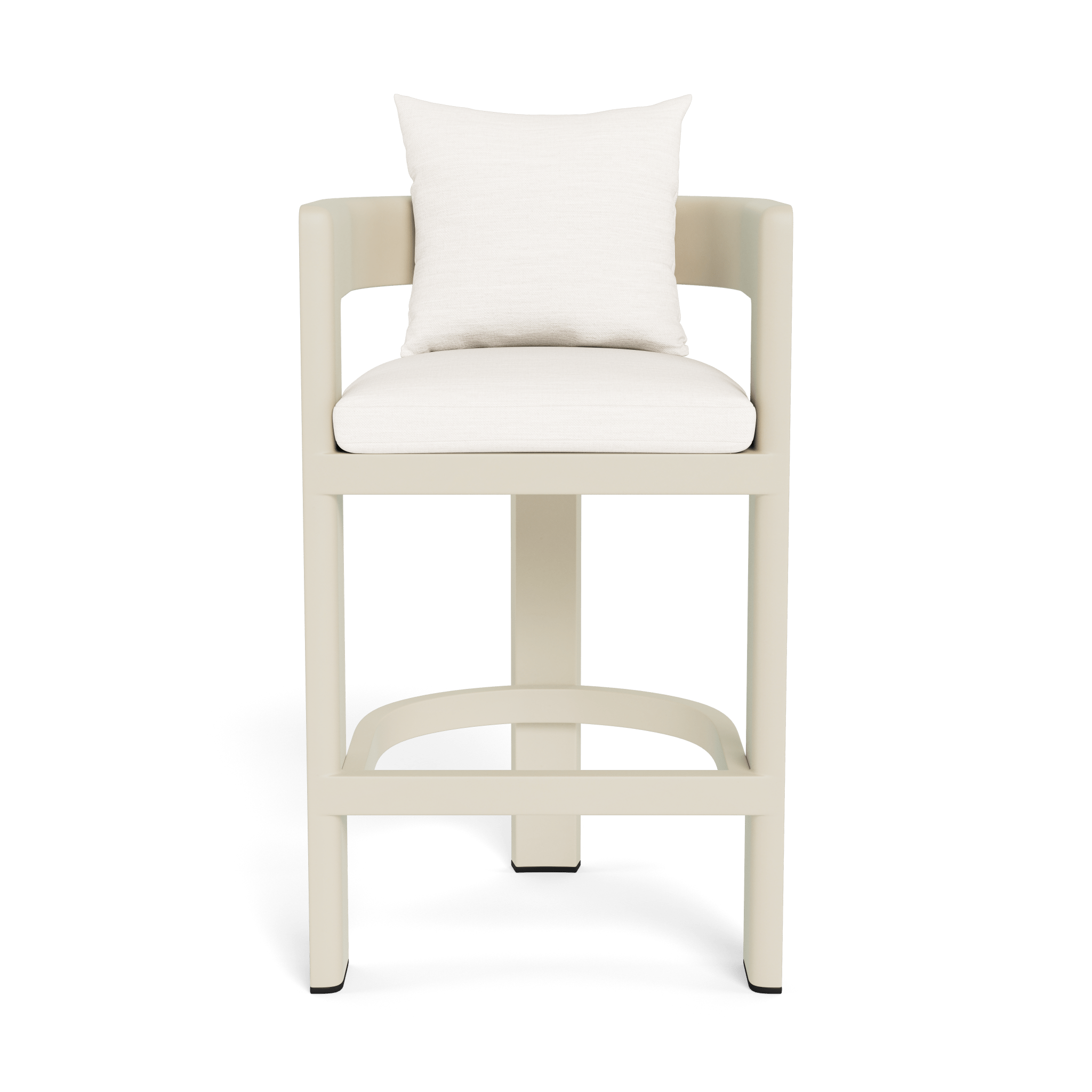 Victoria Aluminum Bar Stool - Adjustable Height Modern Kitchen Counter Stool with Backrest - Perfect for Home Bar, Kitchen Island & Outdoor Patio