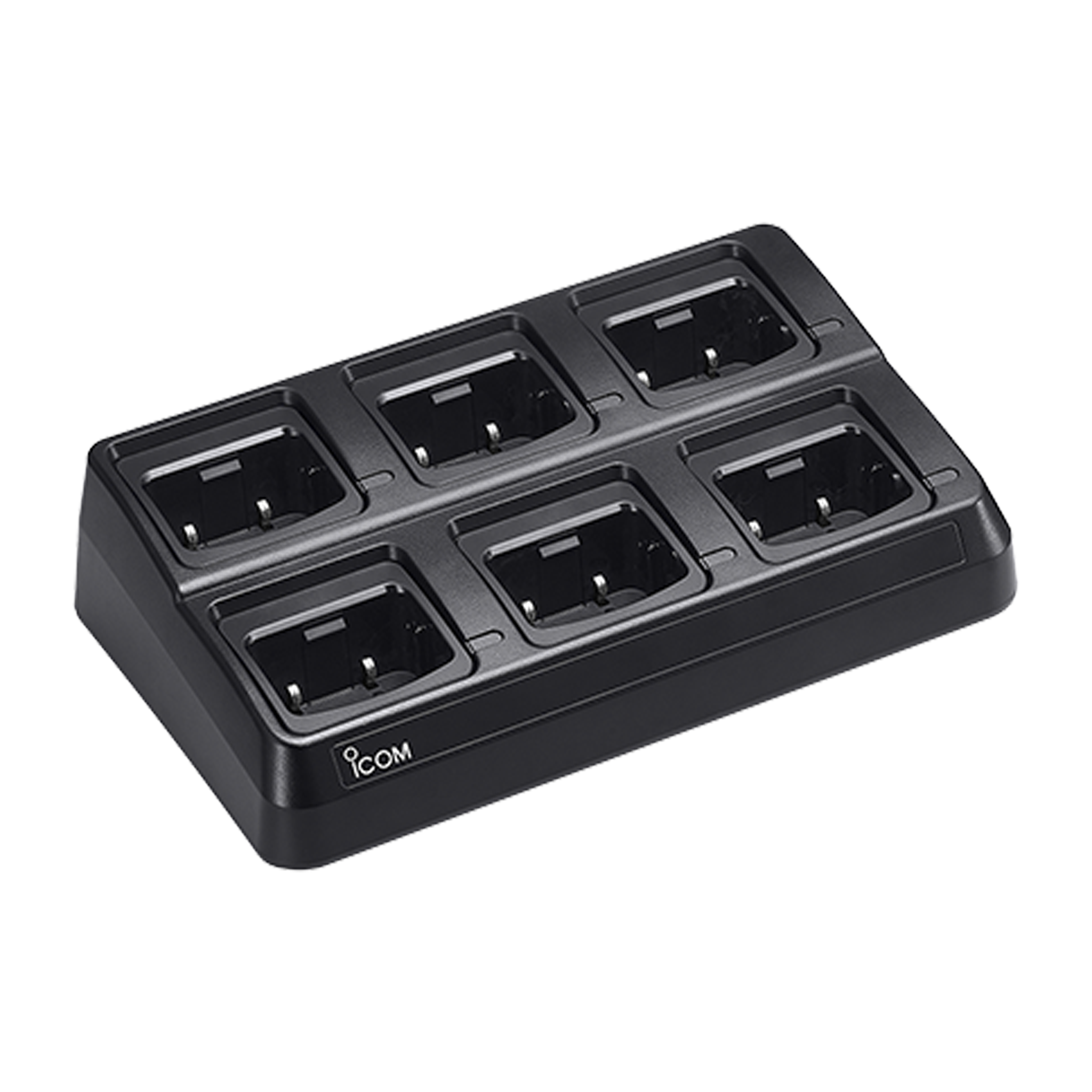 Icom BC238 6-Unit Rapid Battery Charger for M37 Two-Way Radios - Perfect for Emergency Responders & Outdoor Adventures