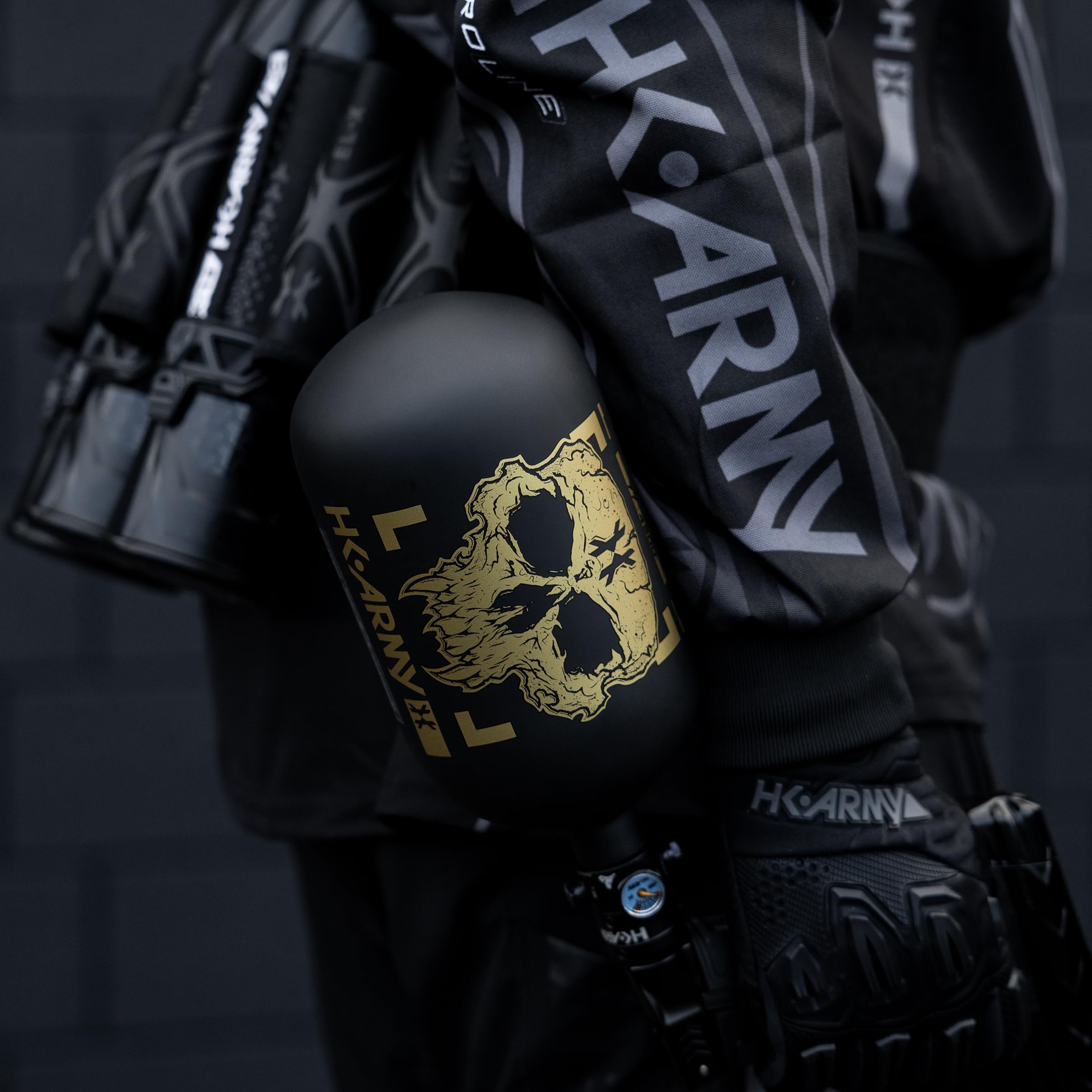 HK Army HPA Paintball Tank - Lightweight Pro Alpha Air Carbon Fiber Compressed Air Tank PRO Reg 4500psi | High-Performance Paintball Gear for Tournament & Outdoor Games