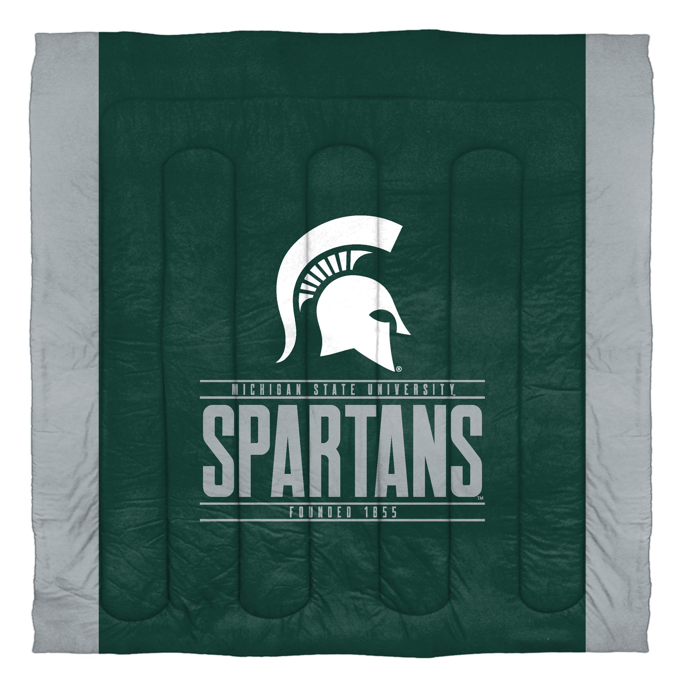 NCAA College Team Unisex Comforter and Sham Set - Soft Bedding for Dorm Room, Game Day Decor & Fan Gifts