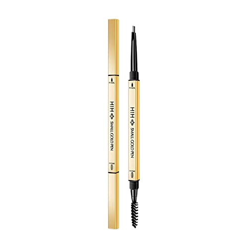 Waterproof Eyebrow Pencil Dark Brown with Spoolie - Natural Brows All Day for Work & Party
