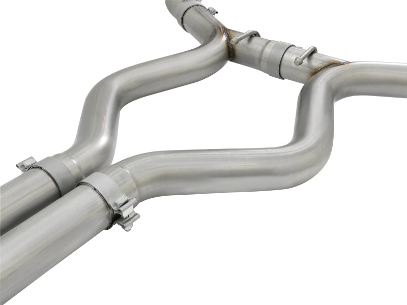 aFe 11-21 Dodge Durango V6 3.6L / V8 5.7L MACH Force XP 304 Stainless Steel Cat-Back Exhaust System with Black Tips - Performance Upgrade for Off-Roading & Towing
