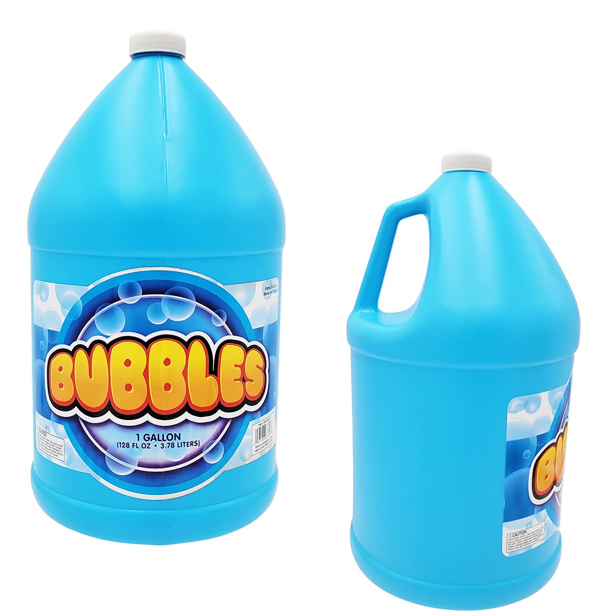 Non-Toxic 128oz Concentrated Bubble Solution Refill (2.5 Gallon) for Bubble Machines, Bubble Guns, Wands & Lawn Mowers - Perfect for Kids' Outdoor Play, Birthday Parties & Backyard Fun