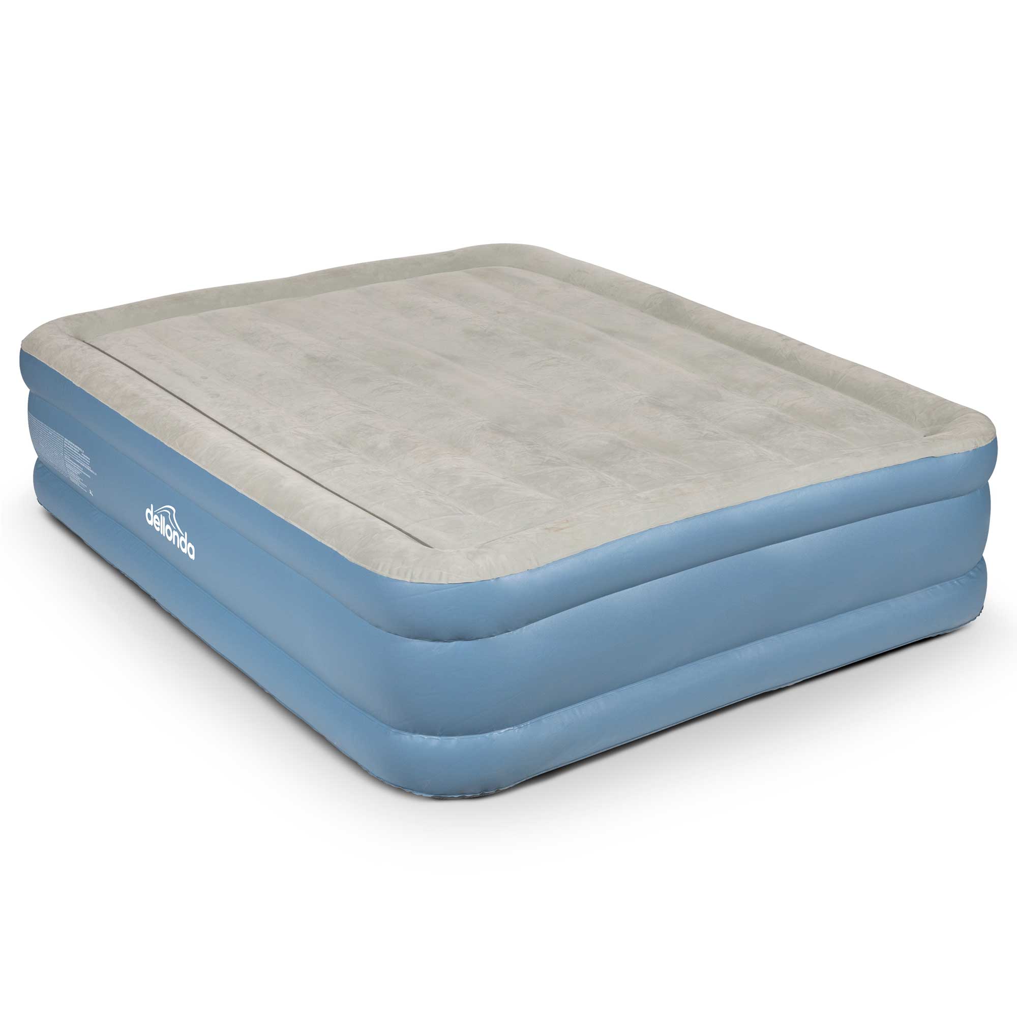 Queen Size Elevated Air Mattress with Built-In Electric Pump & Carry Bag - Portable, Comfortable for Camping, Guest Beds & Home Use - DL147