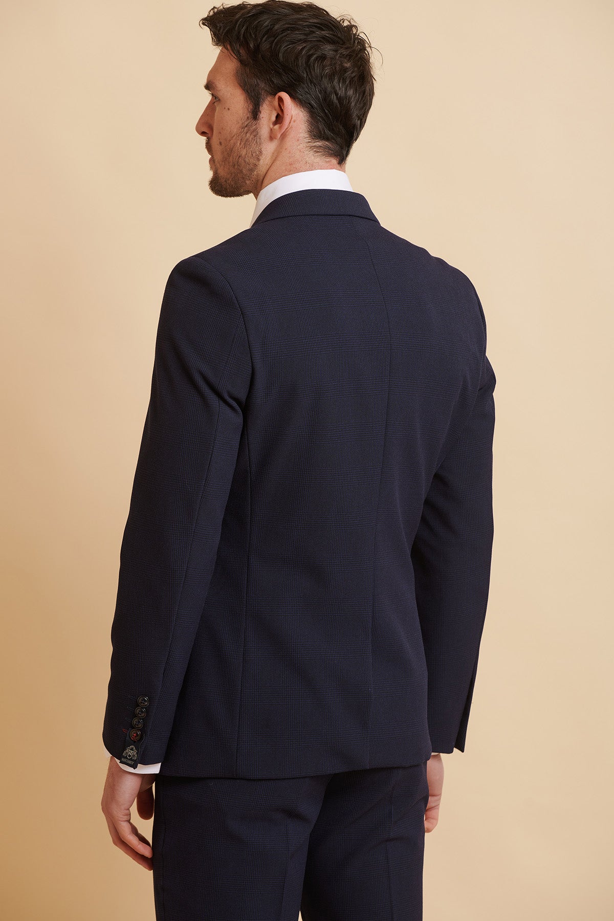 Premium BROMLEY Navy Double Breasted Suit for Men - Formal Business Attire Inspired by Jarrod Bowen - Perfect for Weddings, Office Meetings & Special Occasions