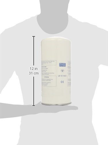 MANN-FILTER LB 13 145/3 Heavy Duty Oil Filter for Commercial Trucks & Fleet Vehicles - Premium Engine Protection for Long Haul & Heavy Load Applications