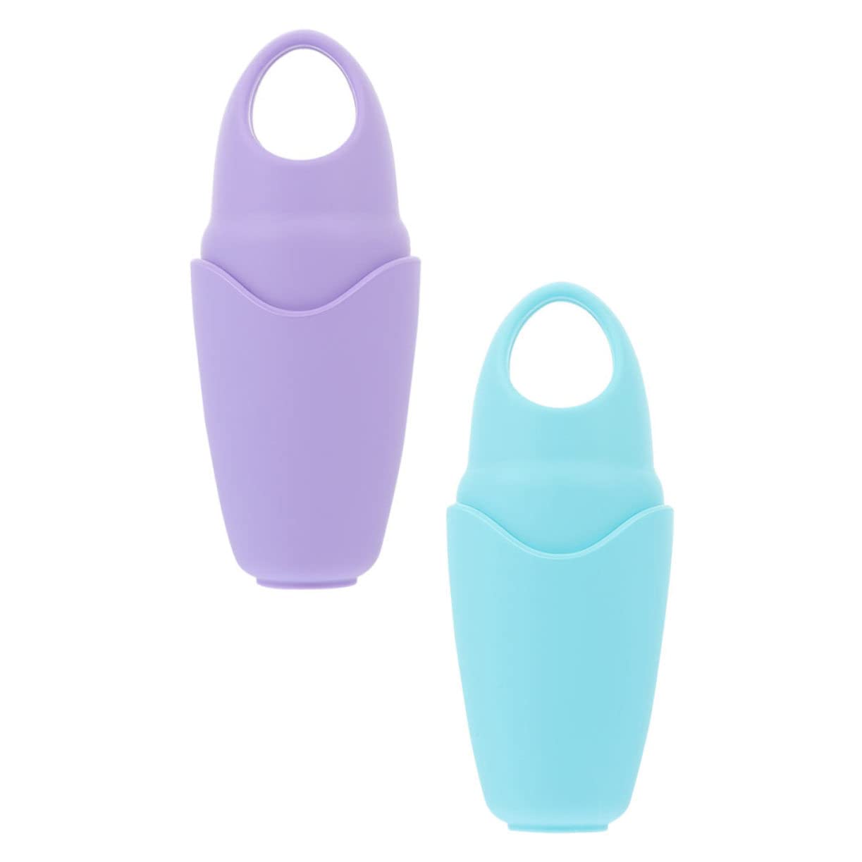 Minkissy 2 Pack Ice Roller for Face - Silicone Facial Ice Massager & Skin Care Tool - Reduce Puffiness, Dark Circles & Inflammation | Perfect for Morning Routine, Post-Workout & Skincare Regimen