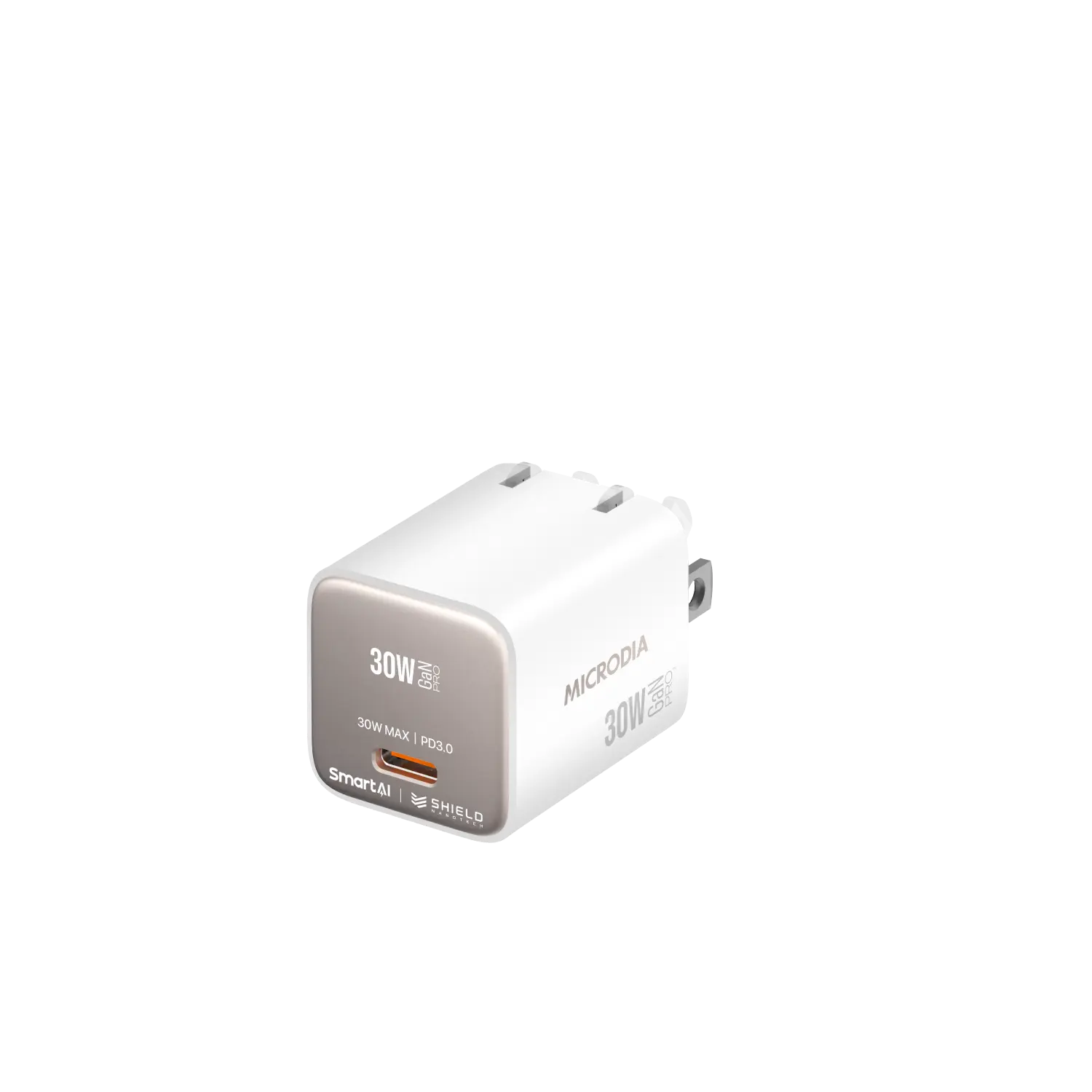 SMARTCube™ Nano Tiny 30W GaN Pro Wall Charger - USB C PD3.0 Fast Charging Adapter for iPhone 15/14/13, Samsung Galaxy, iPad, MacBook - Compact Travel Charger for Home, Office & Car