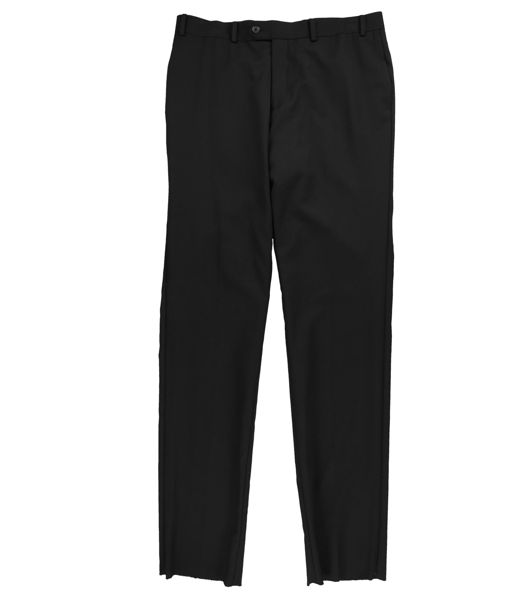 Bar III Men's Unfinished Hem Dress Pants Slacks - Black, 35W x 38L | Formal Office Wear & Business Attire for Professional Men
