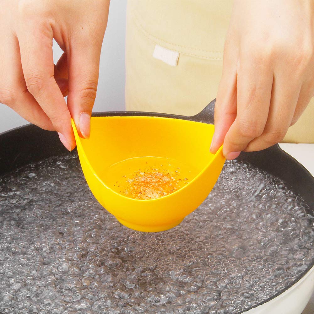 4-Pack Silicone Egg Steamer - Healthy Egg Cooker for Perfect Poached & Scrambled Eggs | Non-Stick Egg Molding Pan for Pancakes, Breakfast & Creative Cooking | BPA-Free Kitchen Gadget for Easy Meal Prep & Kids Lunch Ideas