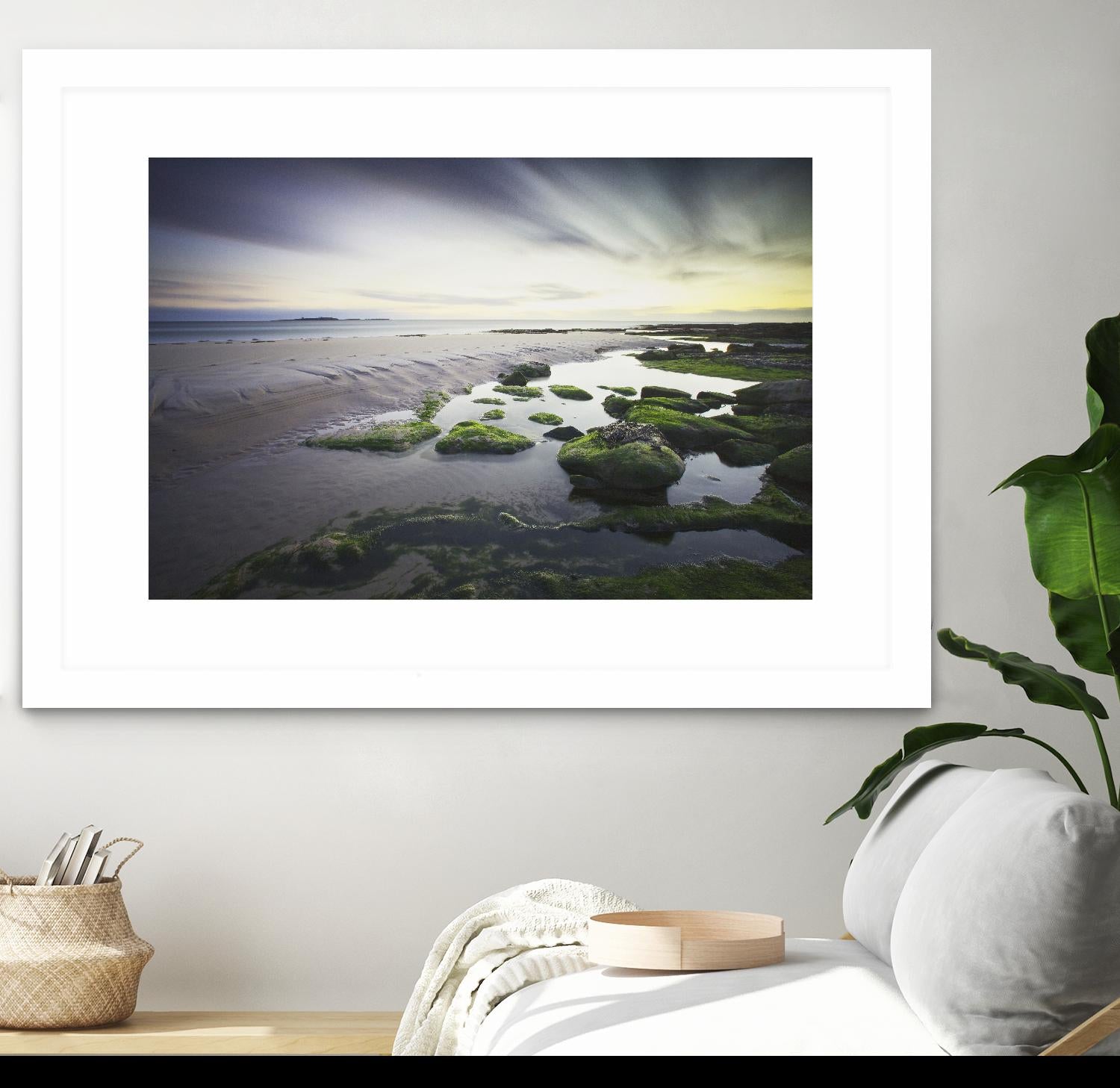Cooper Dawn Over Seahouses Beach - Stunning Coastal Wall Art for Home & Office Decor | Perfect for Living Rooms, Bedrooms & Beach House Interiors