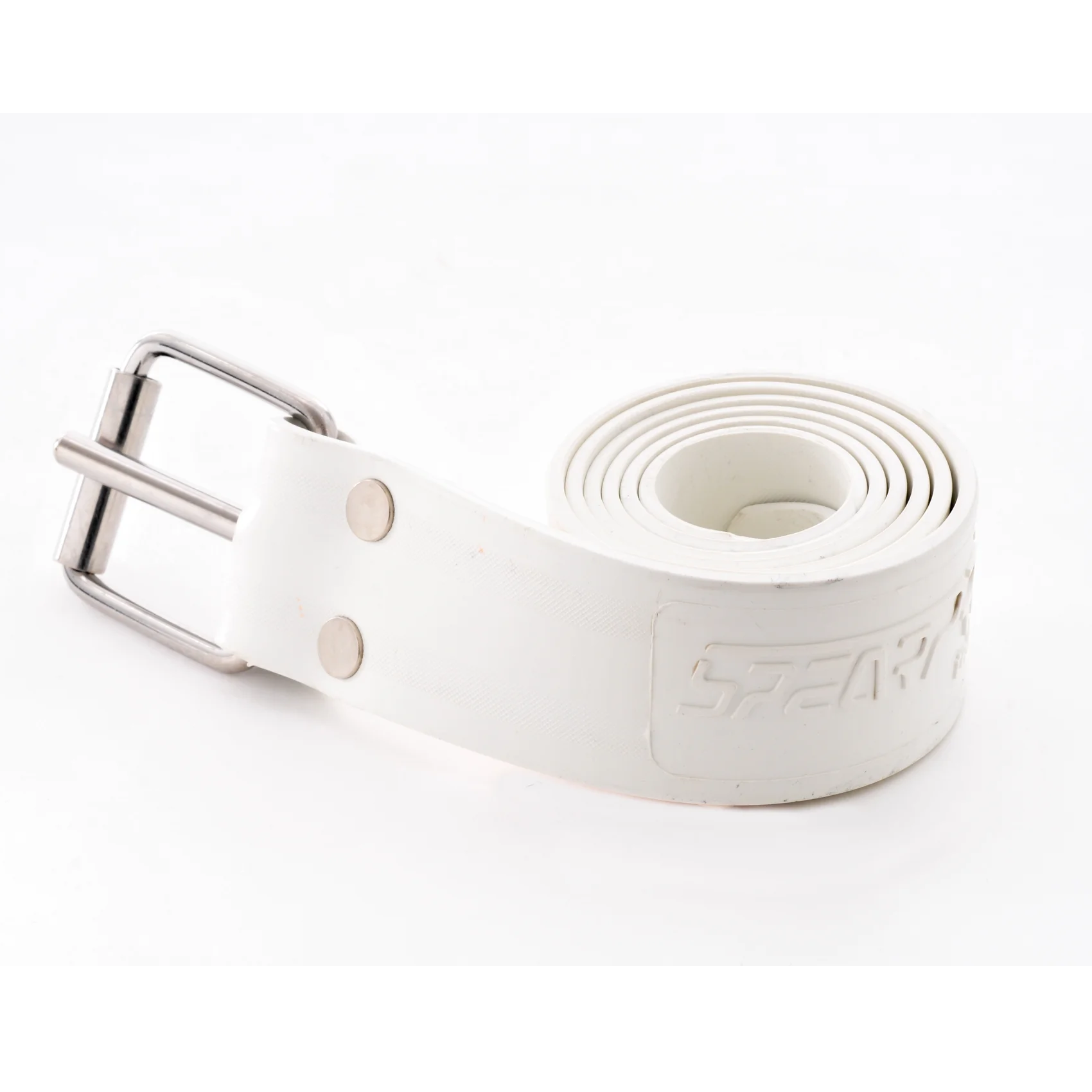 Spear Pro 4mm Marseilles Weight Belt for Scuba Diving - White Neoprene Diving Weight Belt for Freediving & Spearfishing - Perfect for Ocean, Pool & Training Sessions