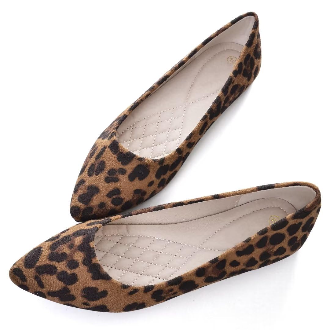 Stunning Women's Slip-On Ballet Flats - Soft, Classic Pointed Toe Comfort Shoes for Casual Wear, Office & Dance | Cute & Elegant Design