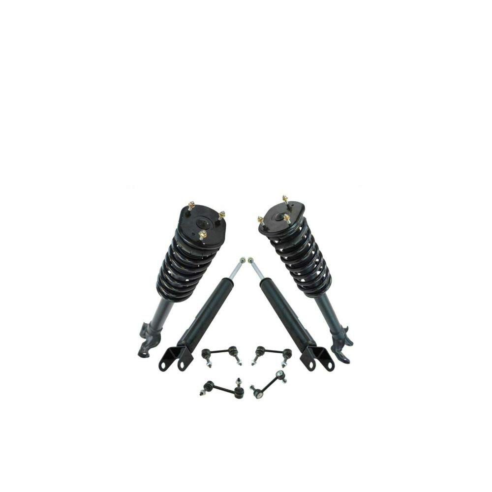 Complete Strut & Shock Absorber Assembly with Sway Bar End Link Kit - 345626, 68069654AB, 68069655AB, 68069682AA, 911304, K750573, K750578, 1ASSP02142 - Perfect for Jeep, Dodge & Chrysler Vehicle Suspension Repair & Maintenance