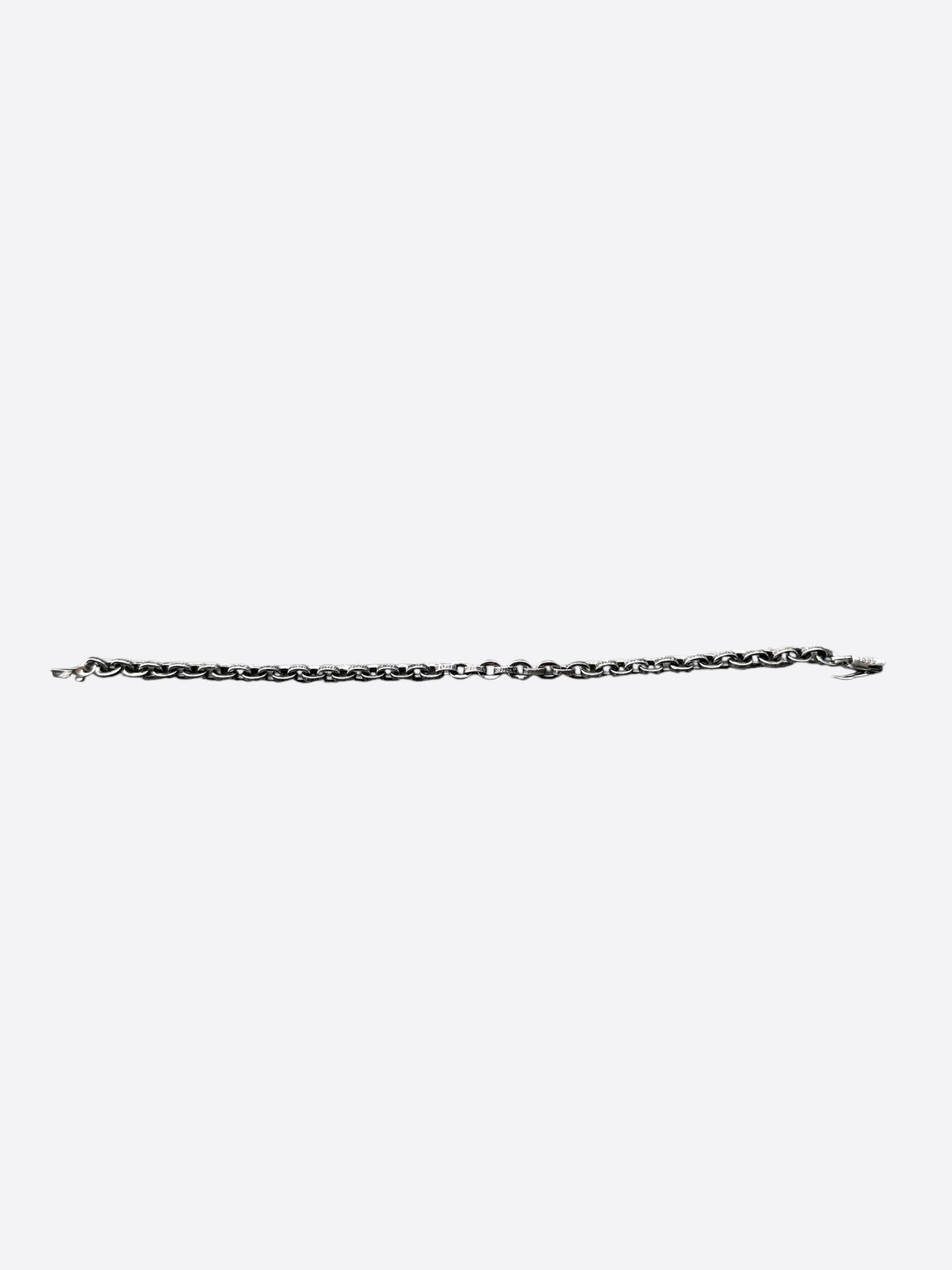 Chrome Hearts Silver Paper Chain Bracelet for Men & Women - Stylish Unisex Jewelry Gift for Parties, Weddings & Everyday Wear