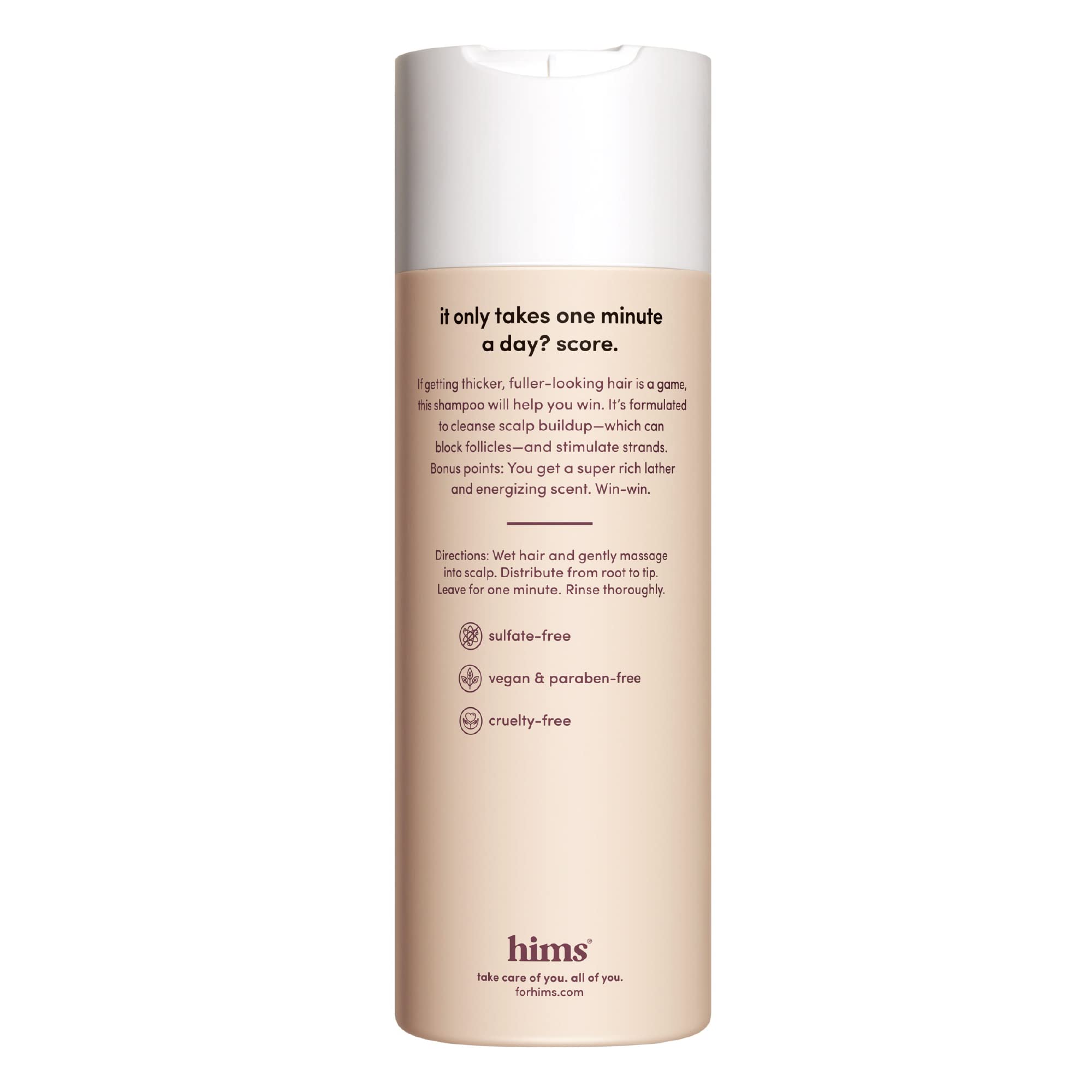 Hims Thick Fix Shampoo 2 Pack & Everyday Moisturizer 2 Pack Bundle - Thickening Shampoo with Saw Palmetto for Hair Growth - Hydrating Moisturizer with Hyaluronic Acid - 4 Units Total - Perfect for Men's Daily Hair Care Routine & Scalp Health Maintenance