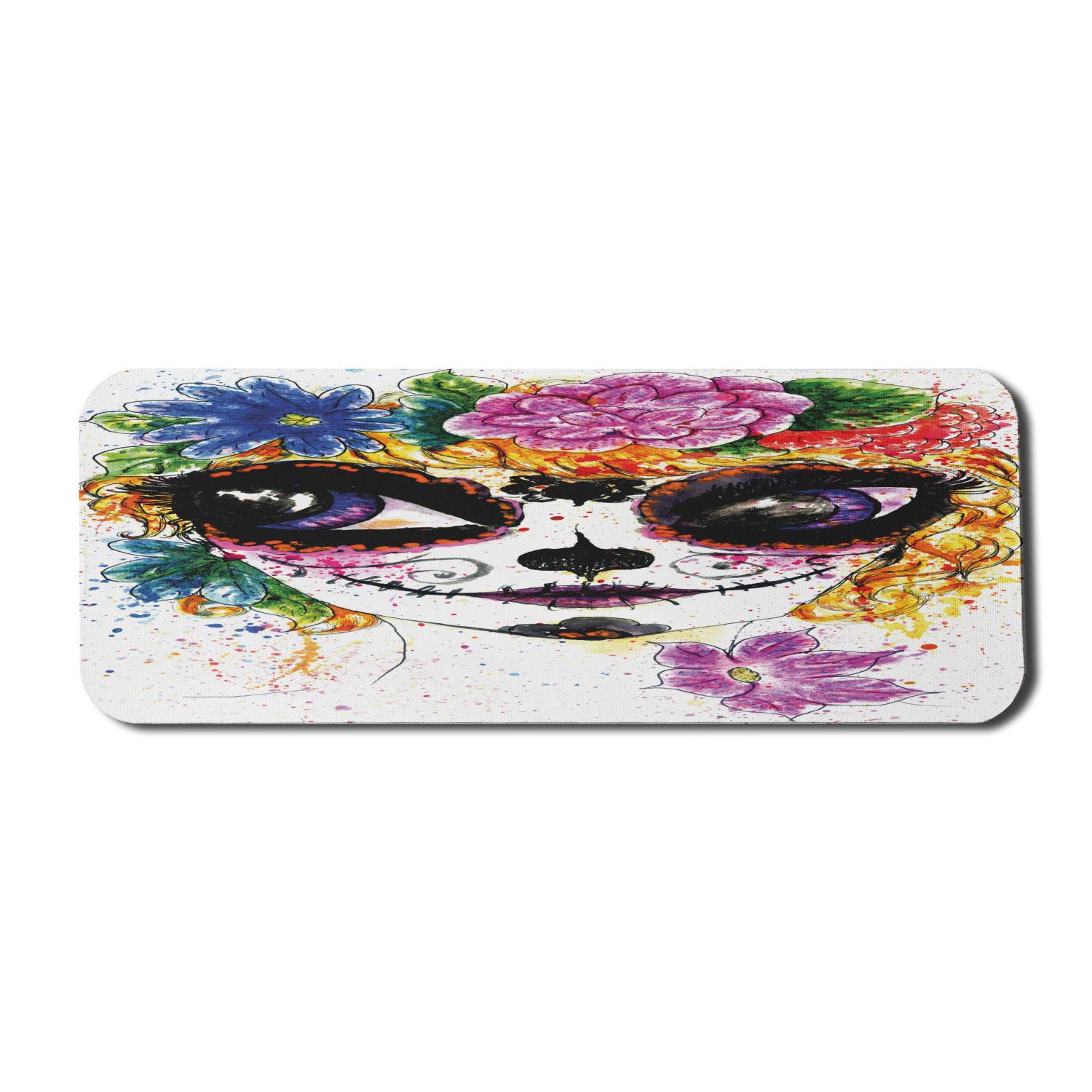 Ambesonne Sugar Skull Mexican Art Mouse Pad - 31