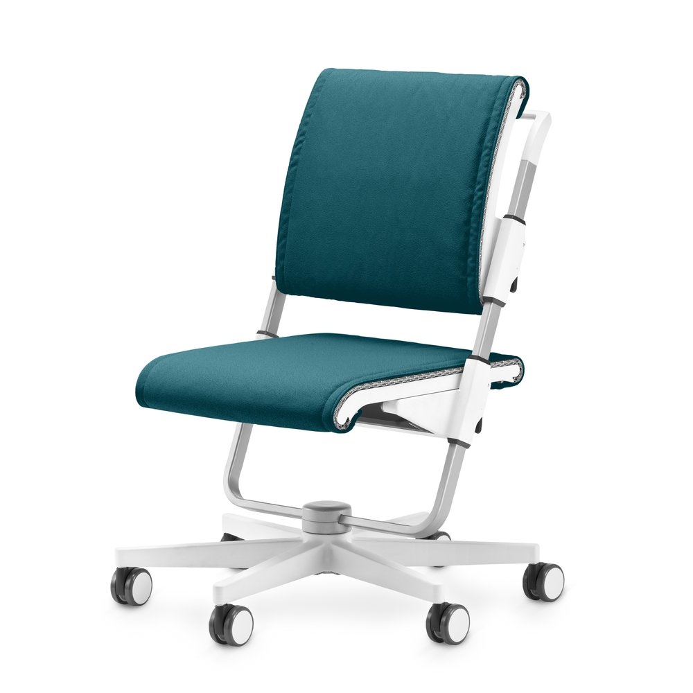 Moll Scooter Chair Grey - Portable Rolling Stool for Office, Workshop & Home Use - Ergonomic Seat with Wheels for Comfort & Mobility