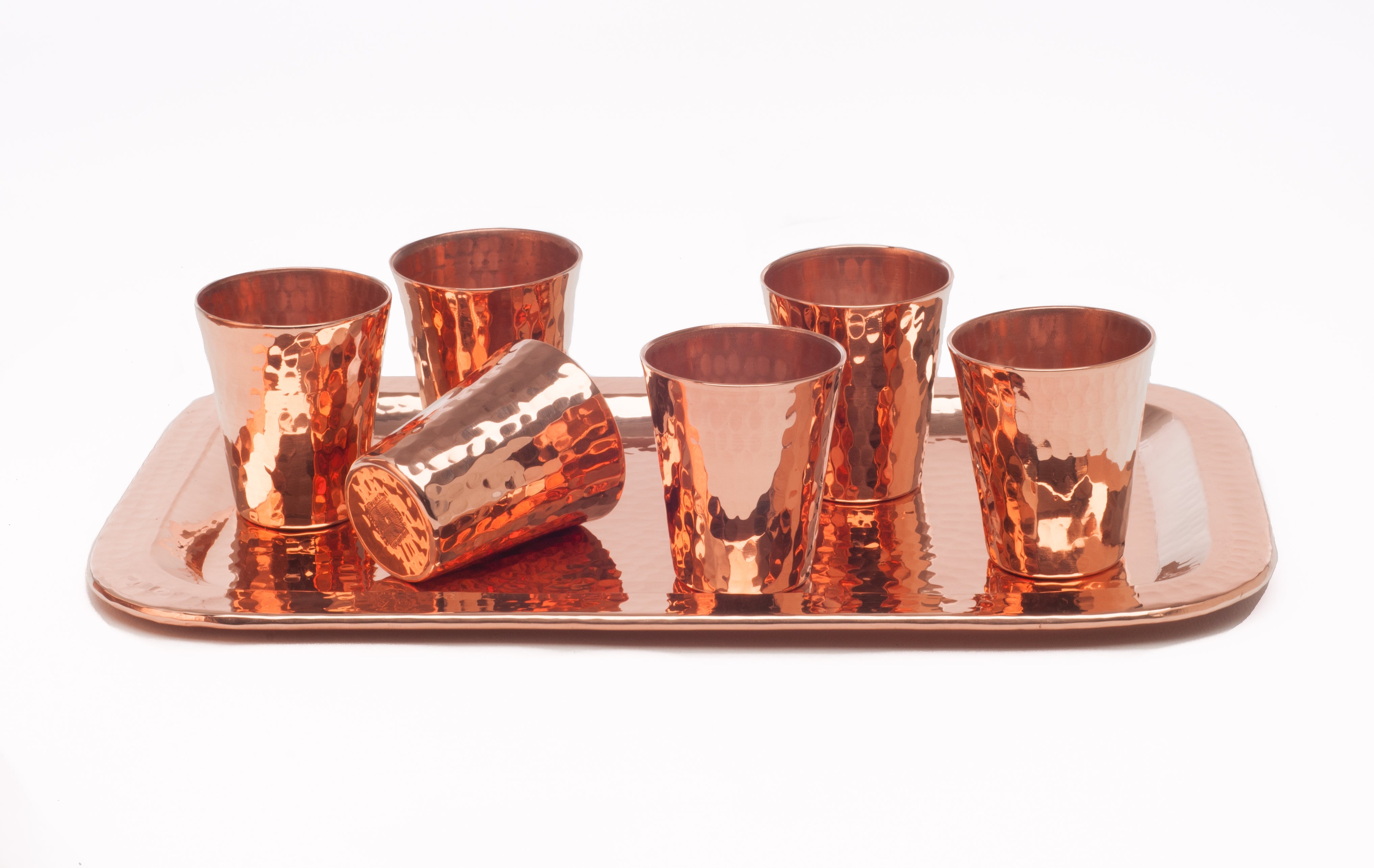 Premium Copper Shot Cup Flight Set - 6-Piece Drinking Game Accessories for Parties, Bars & Tailgating | Durable & Stylish for Vodka, Tequila & Whiskey Shots