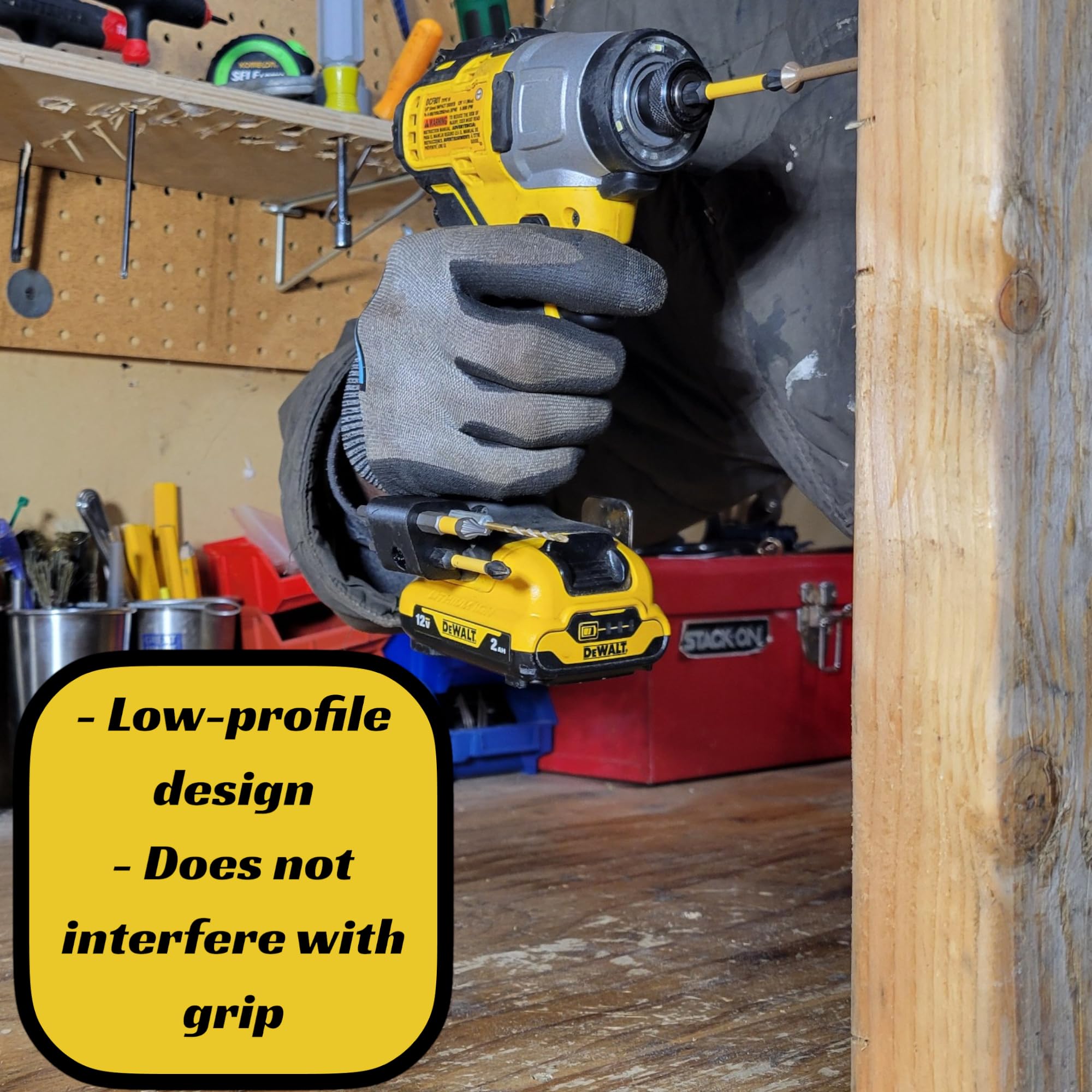 DeWalt Magnetic Drill Bit Holder - Compatible with Cordless Tools & Impact Drivers | Replacement Accessory for Secure Bit Storage | Perfect for DIY Projects & Professional Worksites
