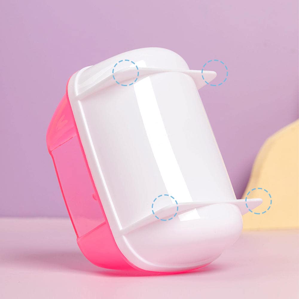 Blue Hamster Sand Bath Box - Small Animal Cage Toilet & Bathroom Accessories for Hamsters, Mice, and Pet Rodents - Perfect for Cage Cleaning and Grooming