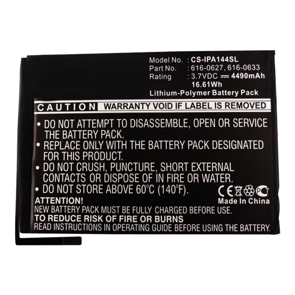 Apple iPad Mini 3.7V 4490mAh Li-Polymer Battery Replacement - High Capacity Battery for iPad Mini 1/2/3 Models - Perfect for Home, Office & Travel Use