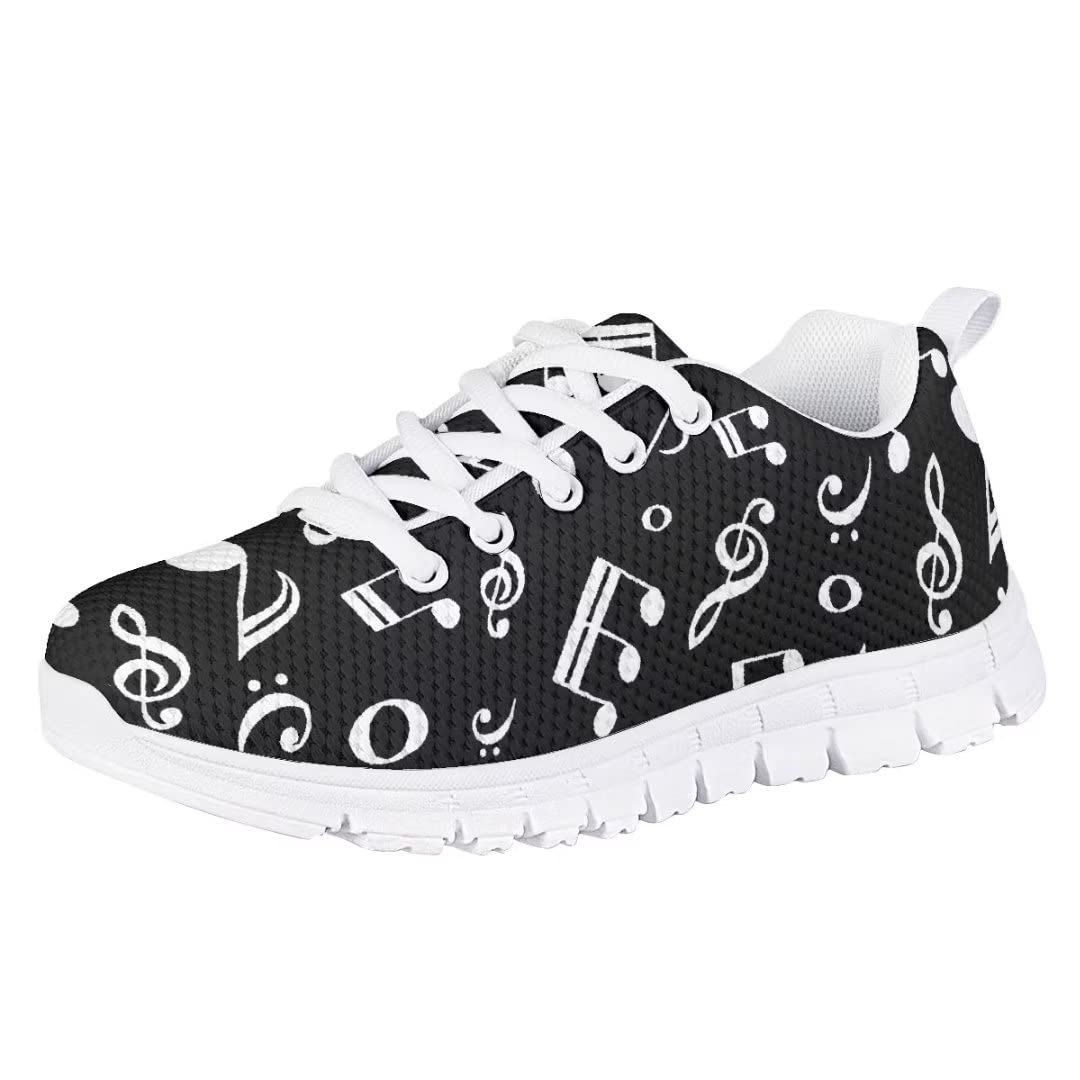 GOSTONG Pink Daisy Flower Kids Running Shoes for Boys & Girls - Breathable Mesh Sports Sneakers for Outdoor, Tennis & Play - Comfortable Lightweight Shoes for Little & Big Kids - Perfect for School, Playground & Daily Activities