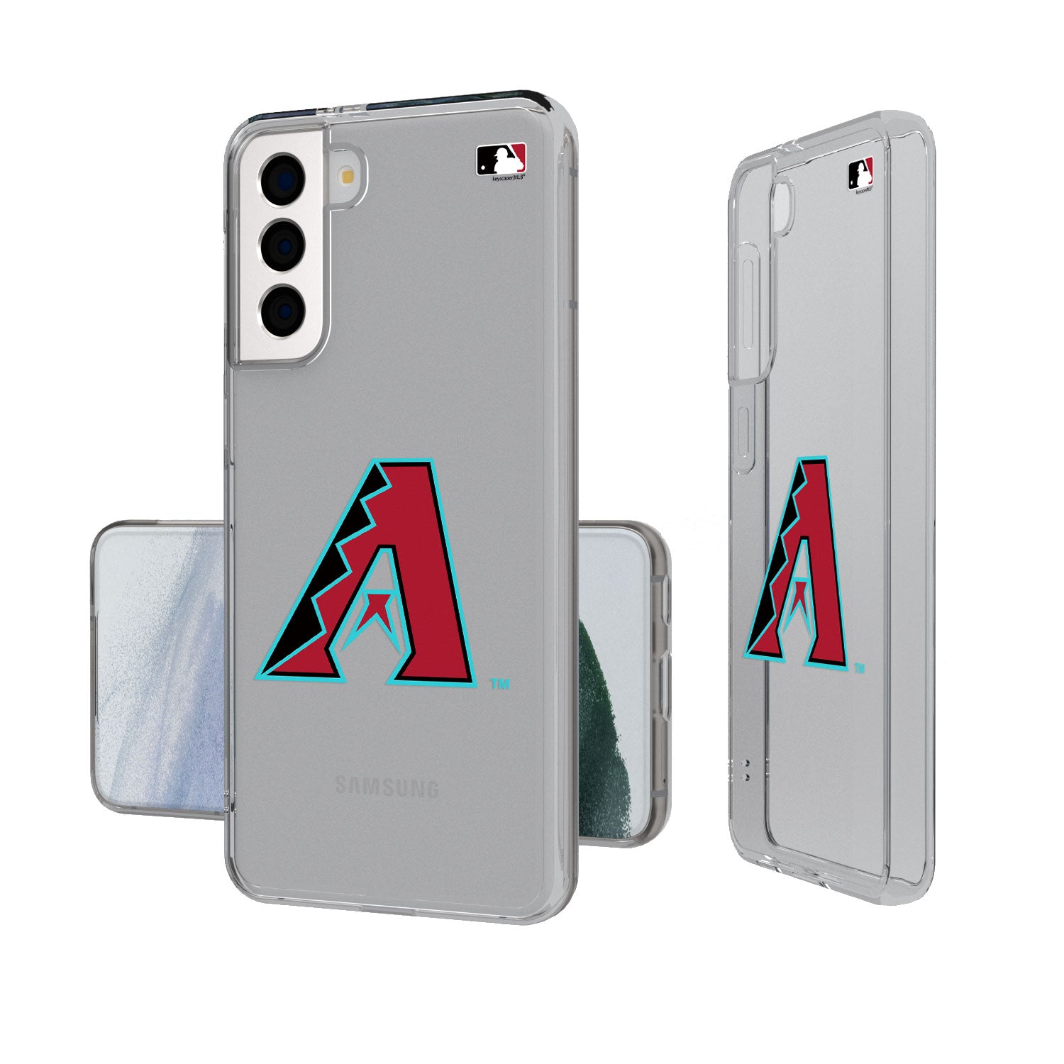 Arizona Diamondbacks Insignia Clear Phone Case - Protective Slim Fit Cover for iPhone & Samsung - Perfect for Fans & Everyday Use