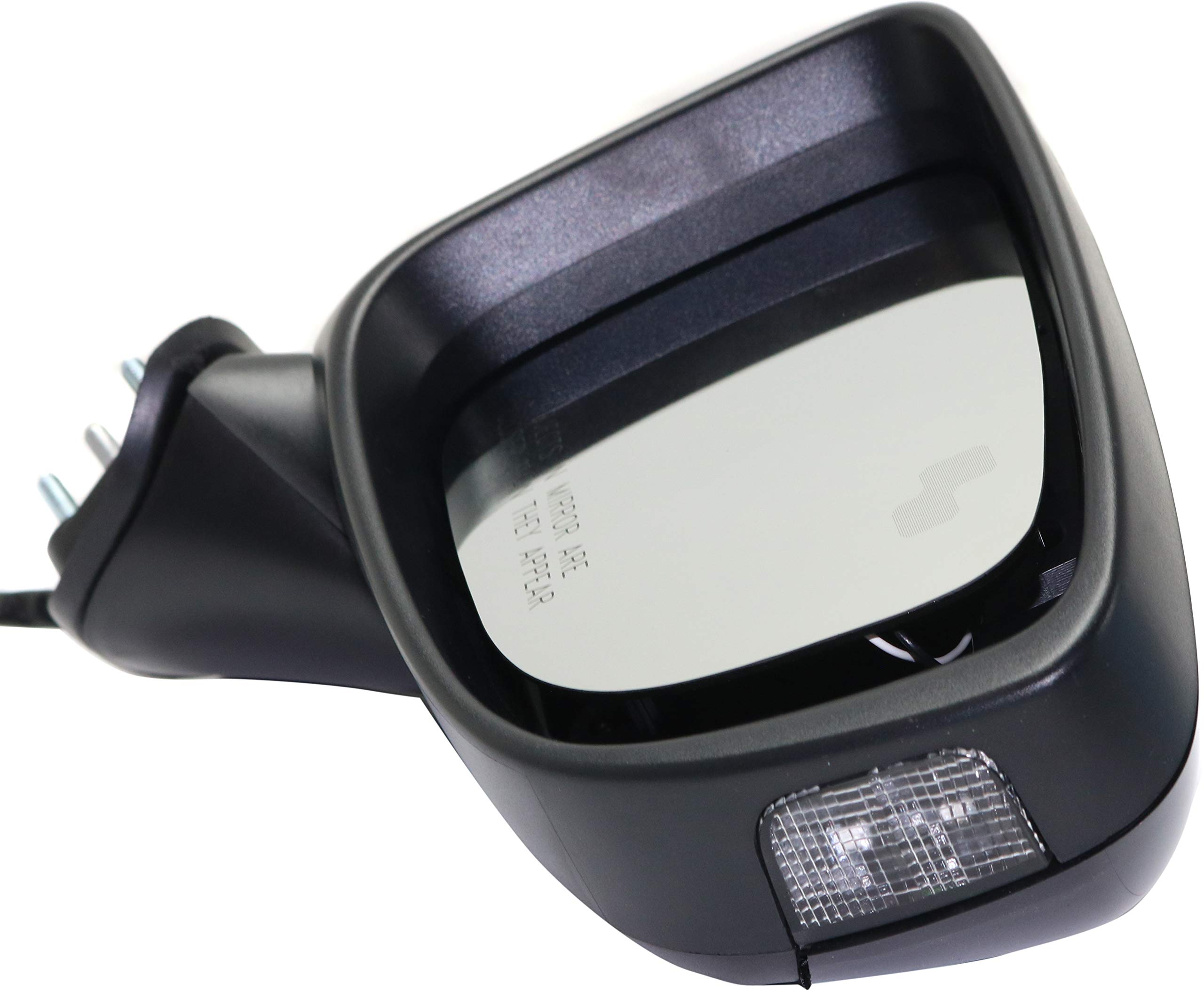 2014-2016 Mazda 6 Passenger Side Power Mirror with Turn Signal & Blind Spot Monitor - Kool Vue Non-Heated Replacement for Models Without Surround View (Paintable) - Perfect for Safe Lane Changes & Parking Assistance