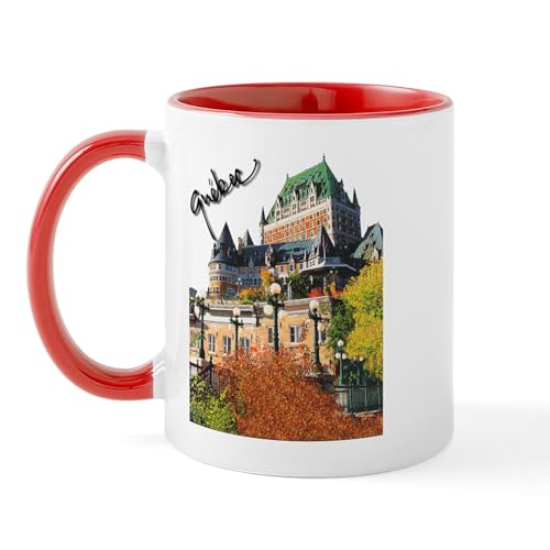 White/Red Inside - Frontenac Castle Quebec Signa Mug