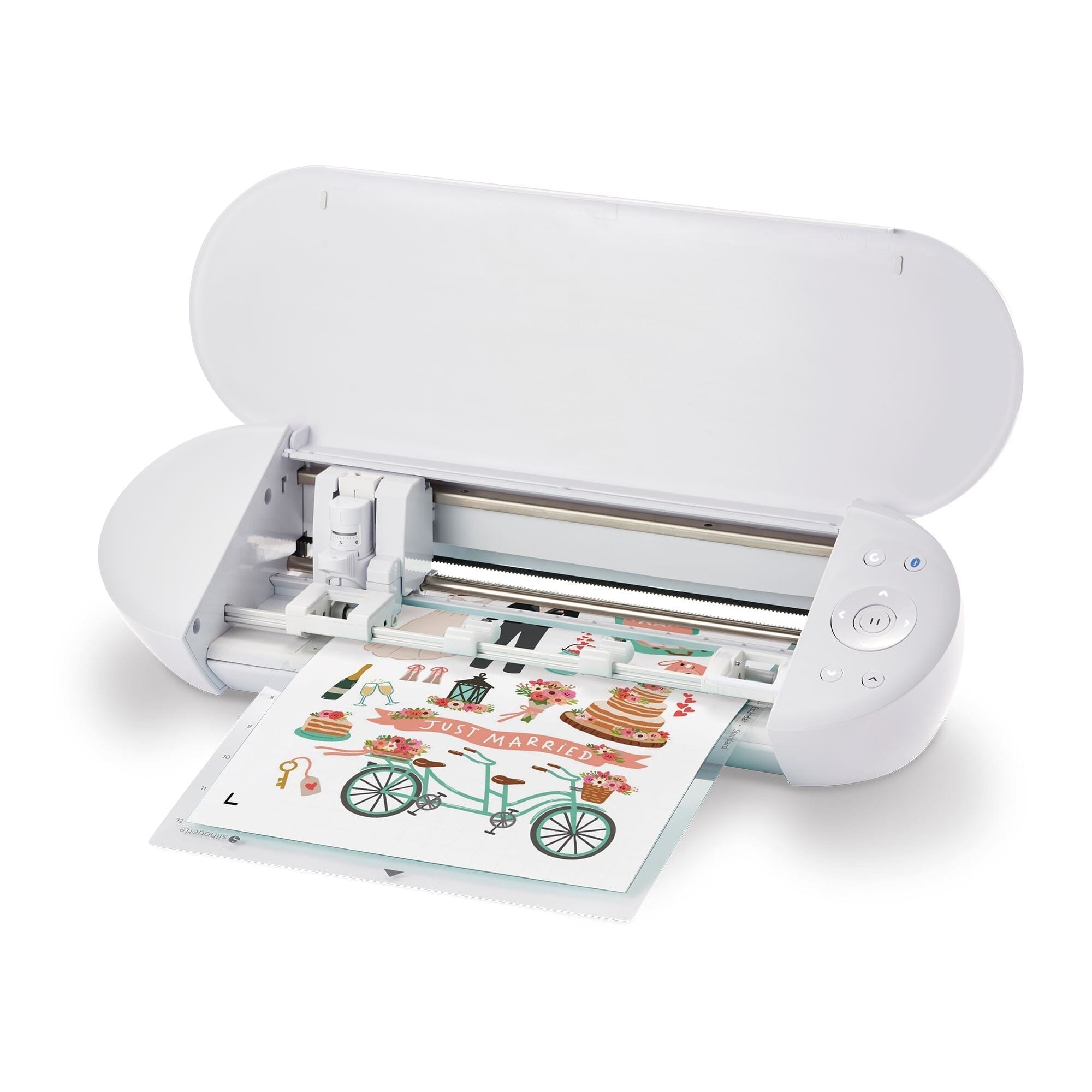 Silhouette Portrait 4 Vinyl Cutting Machine with Deluxe Blade & Tool Pack, Mat Pack, Guides & Designs - Perfect for DIY Crafts, Home Decor, and Custom Apparel Projects