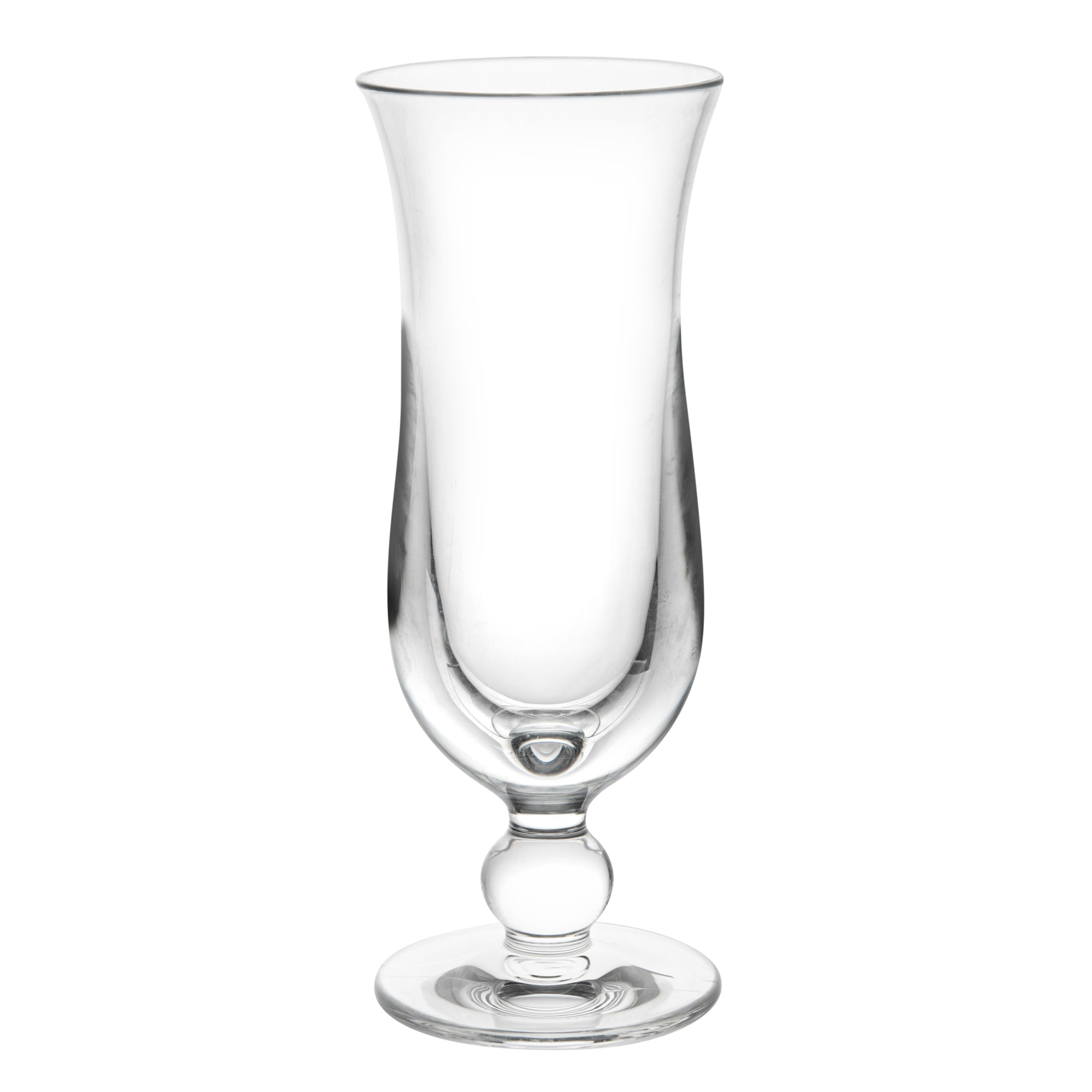 Bev Tek 11 oz Clear Polycarbonate Hurricane Glasses - 48-Pack (3