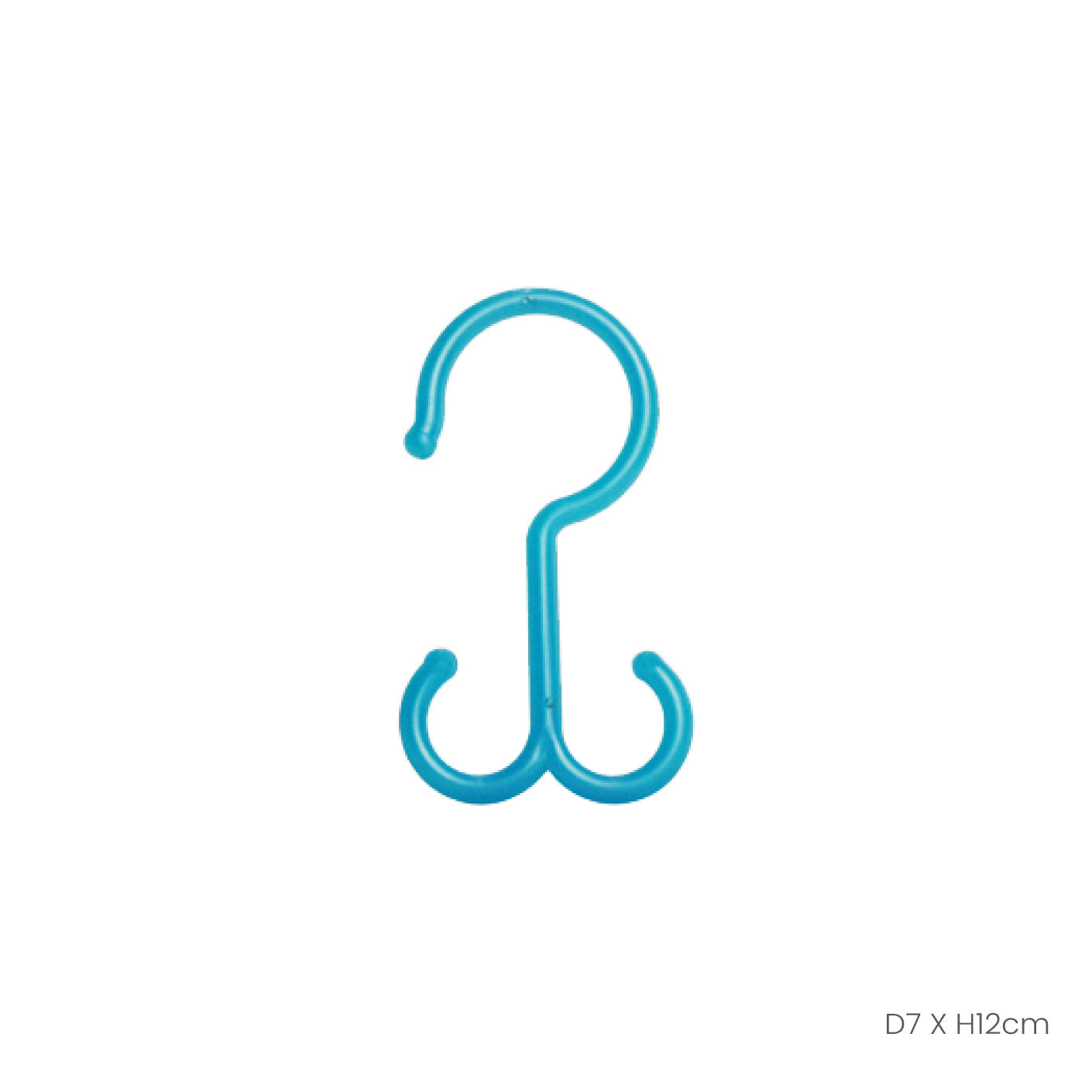 8S Plastic W Hook (106 Pack) - Heavy Duty Hanging Hooks for Home, Office, Garage Organization and Storage Solutions