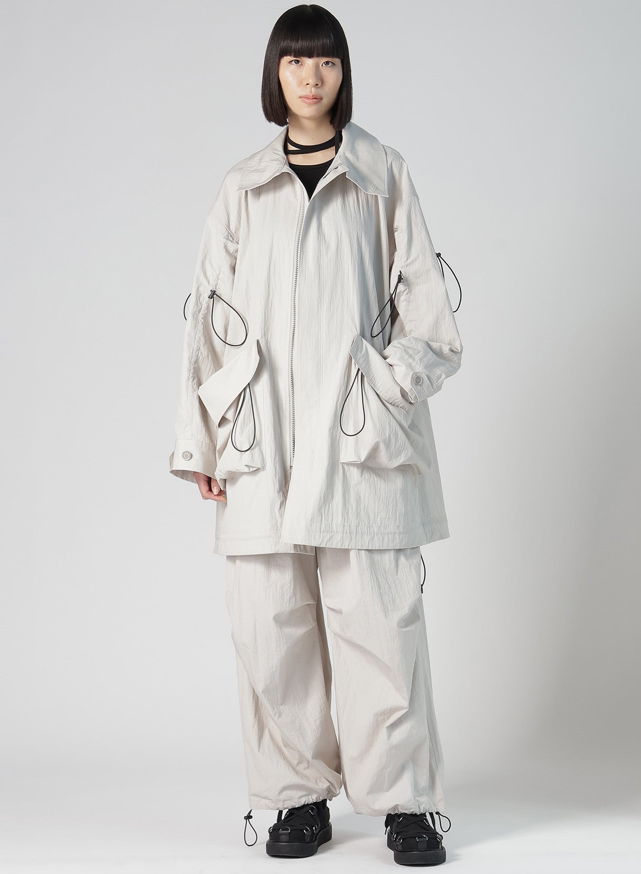 NY Weather-Resistant String Coat for Men & Women - Lightweight Windproof Rain Jacket for Outdoor Hiking, Camping & Daily Commute
