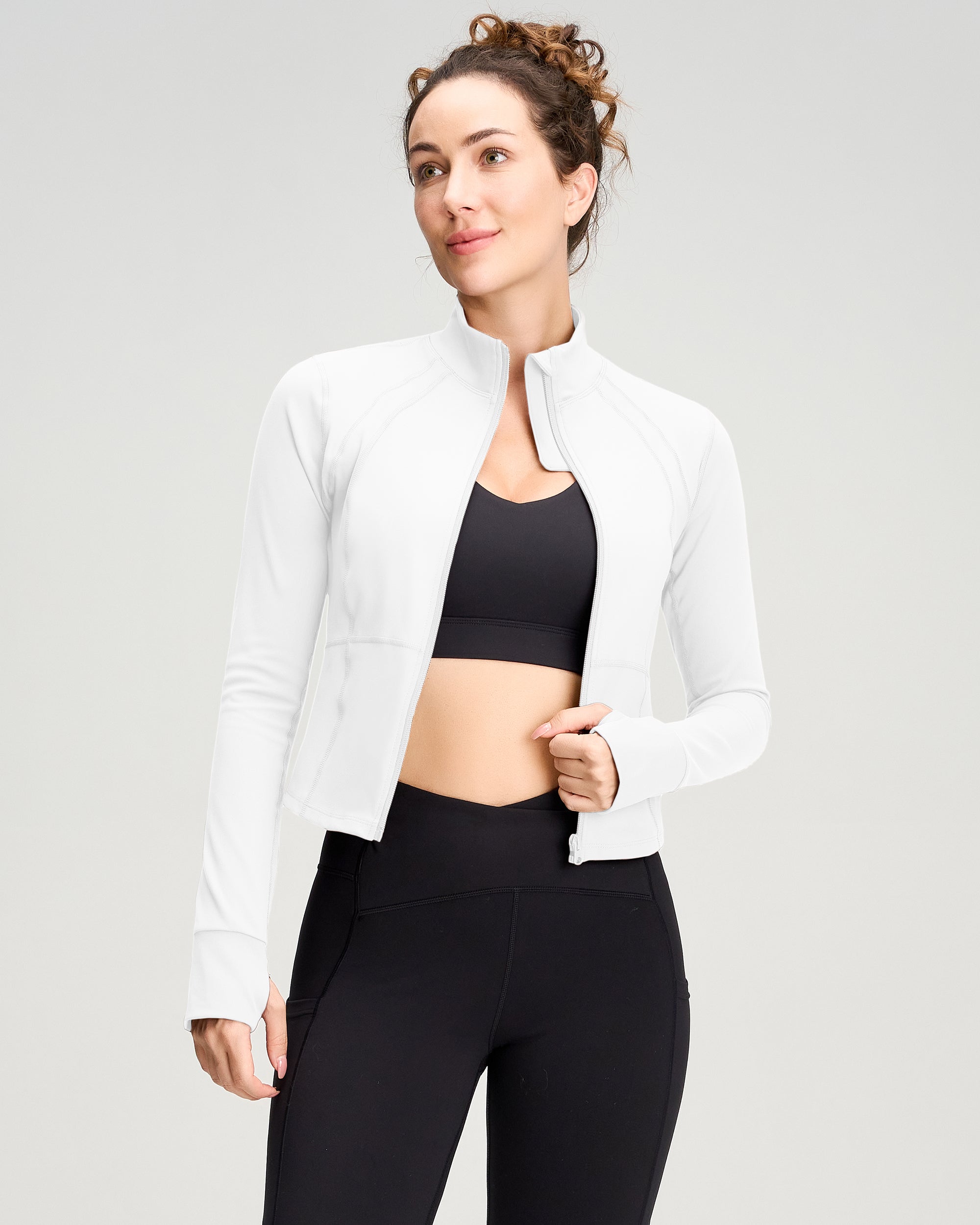 BBL Cropped Jacket for Women - Trendy Streetwear Fashion, Lightweight & Stylish Outerwear for Spring/Fall | Perfect for Casual Outings, Date Nights & Urban Street Style