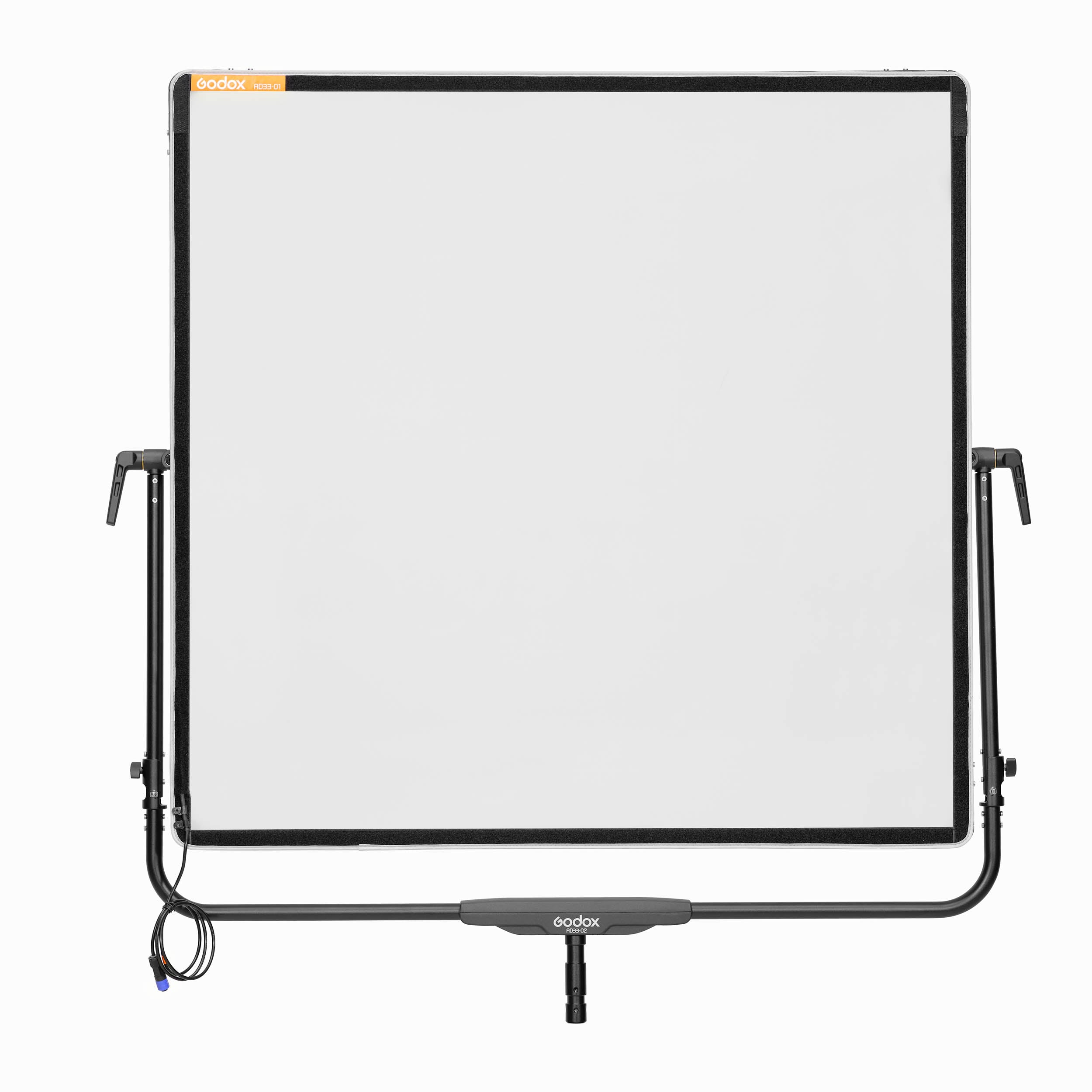 KNOWLED AD33 K2 100x100cm (3'x3') Motorized Adjustable LED Light Diffusion Panel - Dual Power (Mains/Battery) for Photography, Videography & Studio Lighting