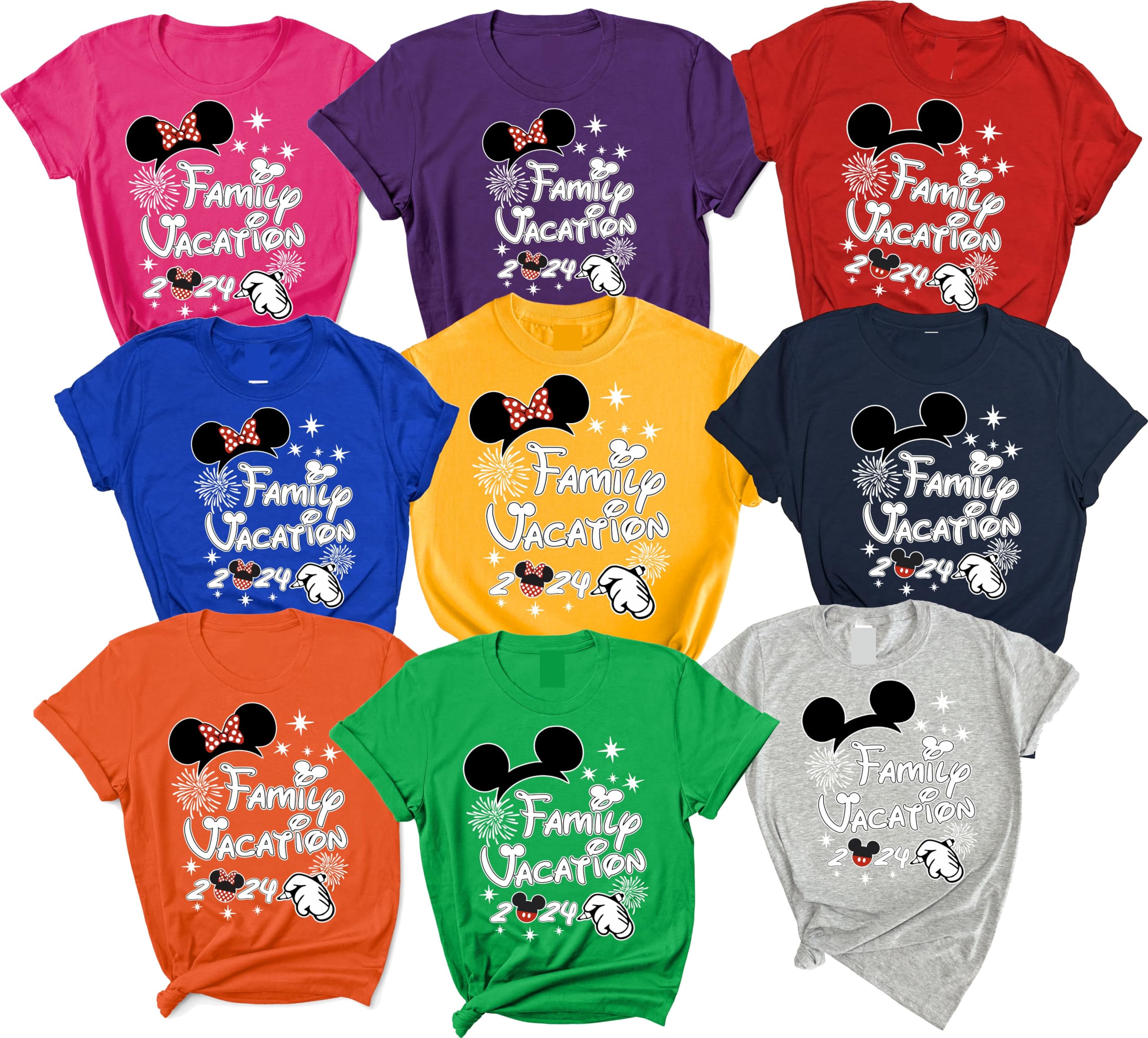 2025 Vacation Shirt | Family Trip Matching T-Shirts | Custom Personalized Outfit for Disney & Travel | Perfect for First Family Trips & Theme Park Adventures