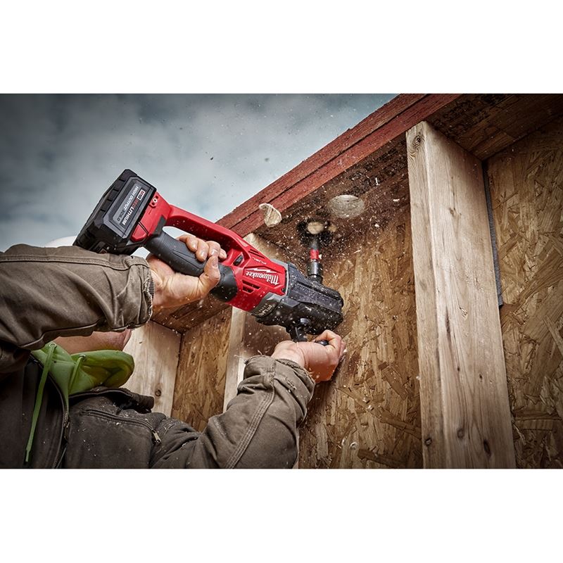 M18 FUEL 18V Brushless Cordless Right Angle Drill (Tool Only) - Powerful Hole Hawg for Woodworking & Metal Drilling | Ideal for Construction, Carpentry & DIY Projects