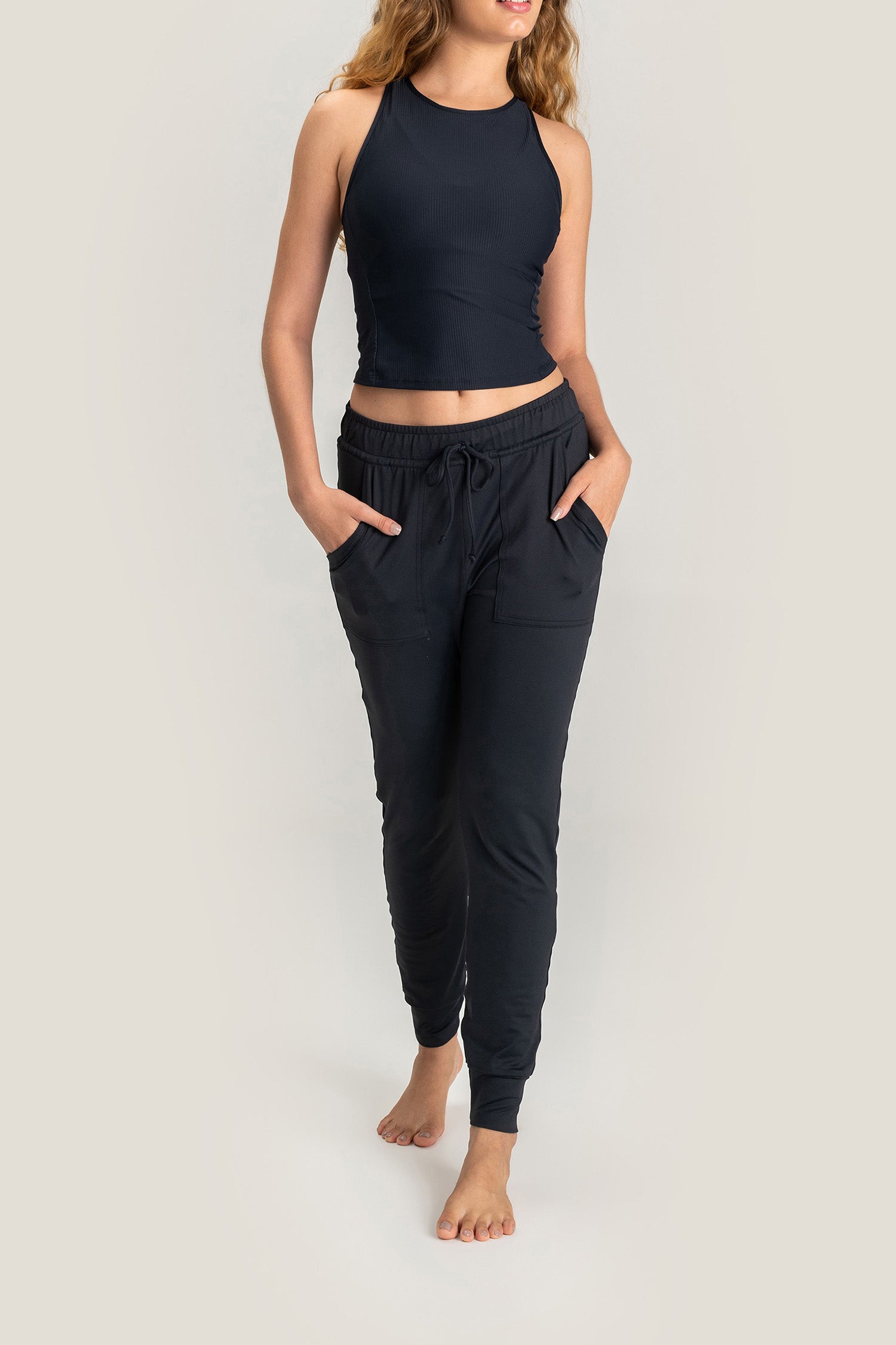 Essential Ribbed Tank Top for Women - Soft Stretchy Comfort Fit Casual Wear - Perfect for Layering, Gym, Yoga & Everyday Outfits