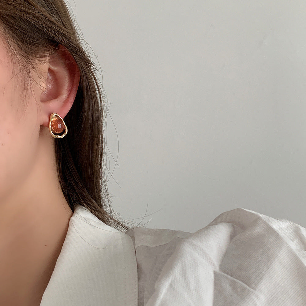 Dainty Mini Teardrop Stud Earrings for Women - HE6199 | Hypoallergenic Cubic Zirconia Earrings for Everyday Wear, Date Night & Special Occasions