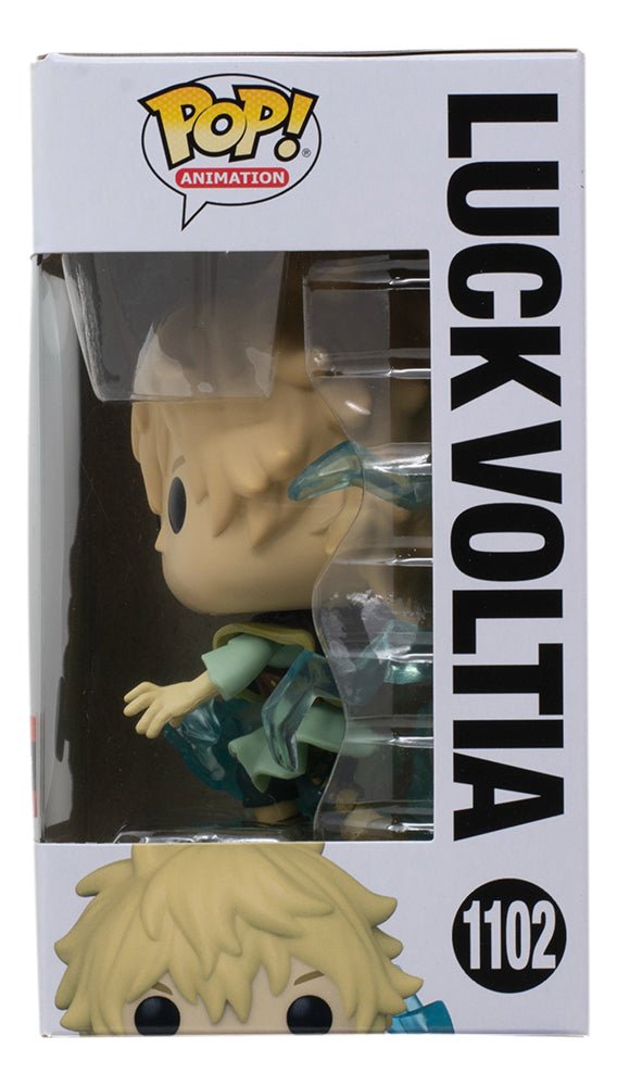 Luck Voltia Black Clover Funko Pop! Vinyl Figure #1102 - Anime Collectible for Fans & Gift Idea for Anime Lovers - Perfect for Display, Gifting, and Cosplay Events