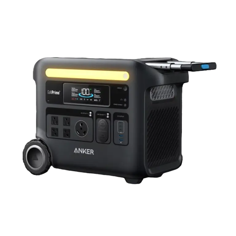 Anker SOLIX F2600 2560Wh Solar Generator | Portable Power Station with 30A Transfer Switch for Home Backup, Camping & Outdoor Adventures