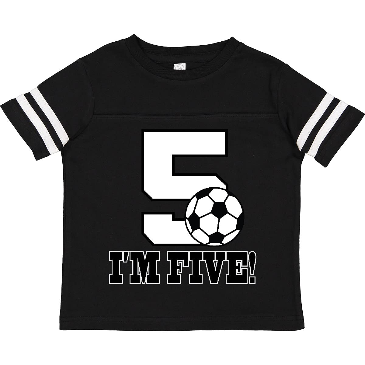 Inktastic 5th Birthday Soccer T-Shirt for 5 Year Old Boys & Girls - Perfect for Birthday Parties, Soccer Games & Casual Wear