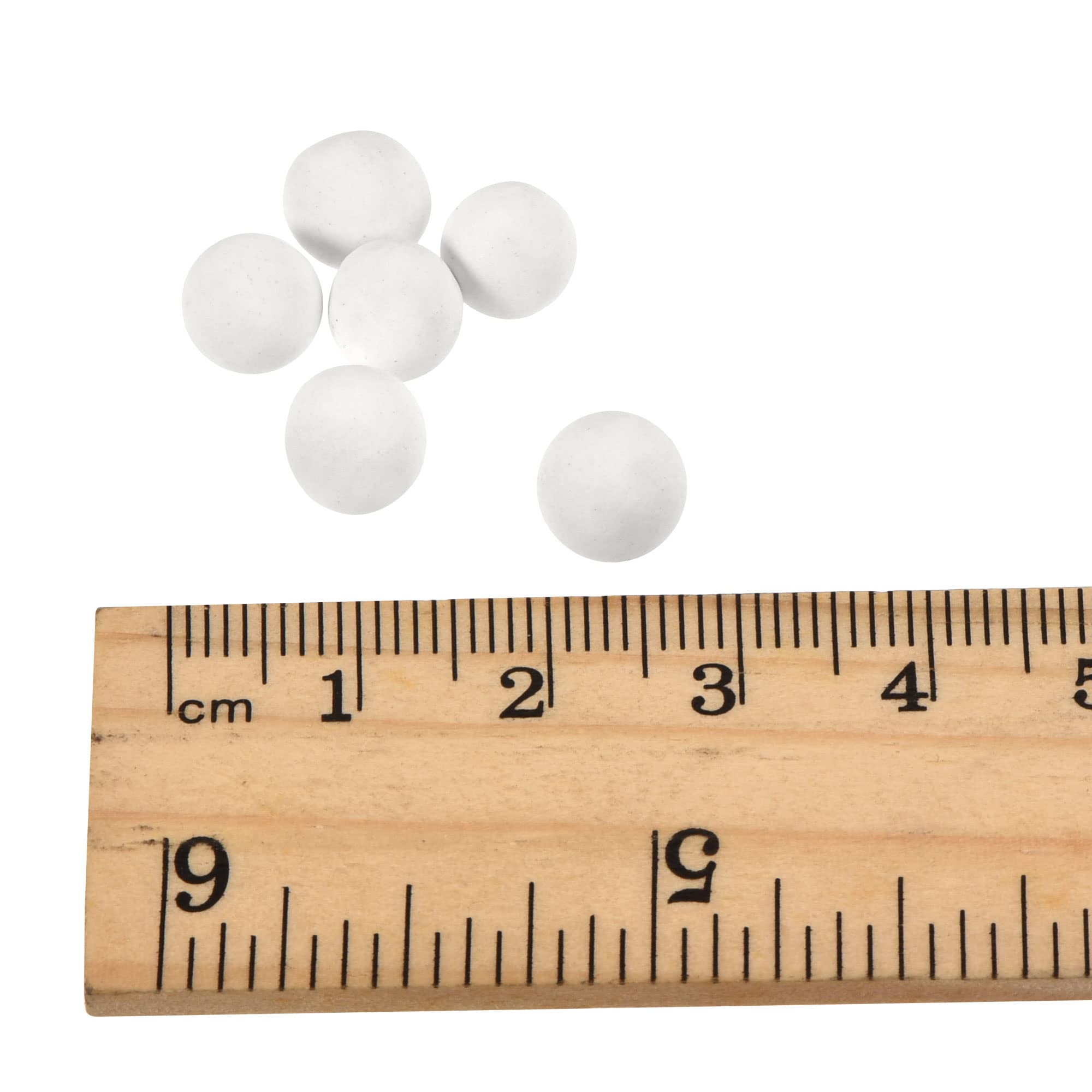 MECCANIXITY 7-8mm White Clay Pebbles for Hydroponics, Bonsai & Vases - 0.88lbs